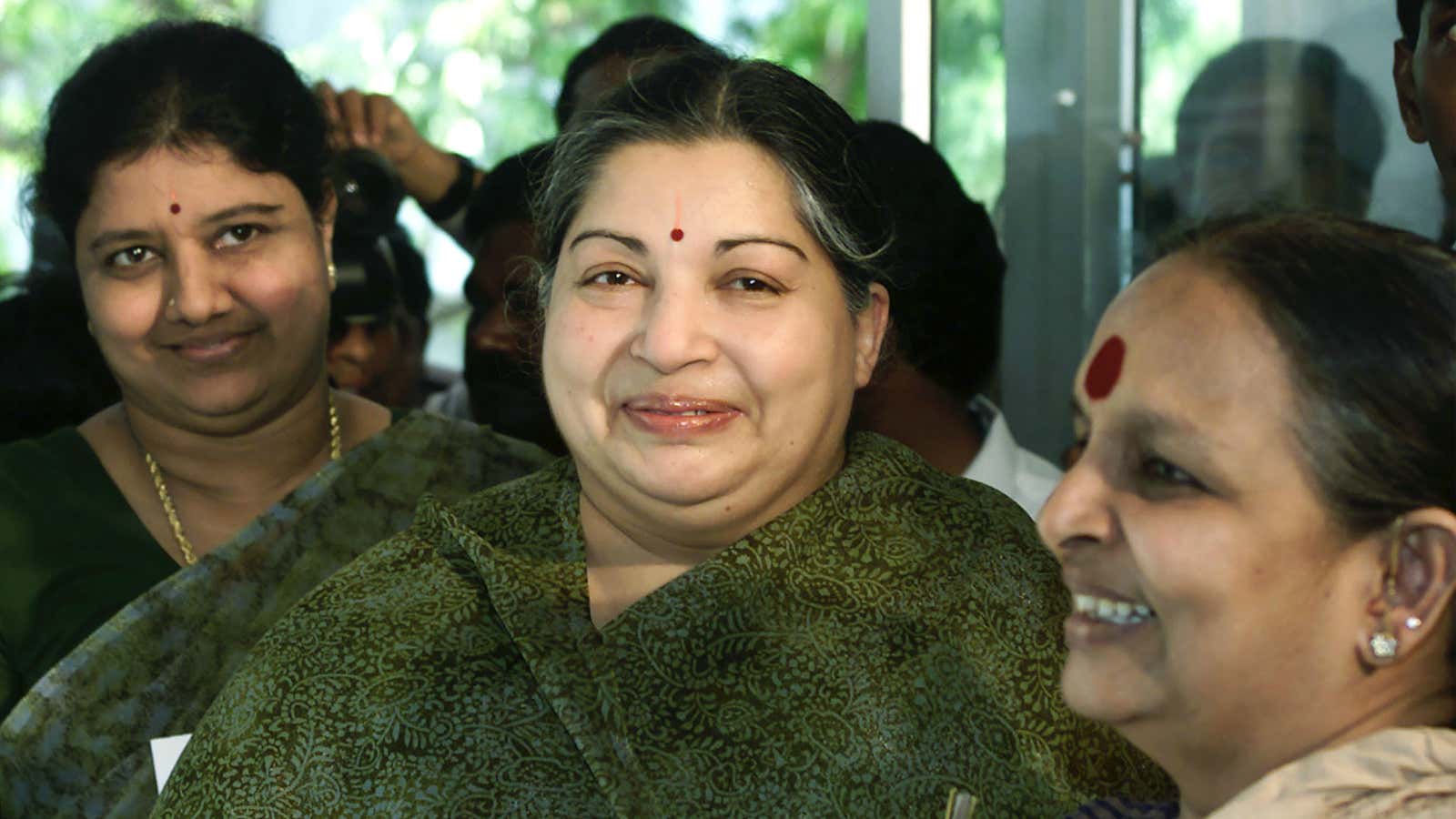 Sasikala Natarajan (L) with Jayalalithaa back in the day.