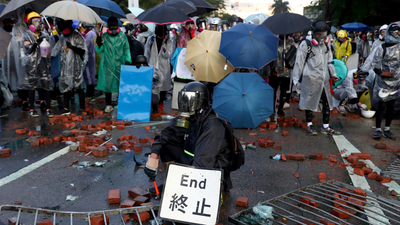 Hong Kong Police Echo Language Used To Justify Xinjiang Camps