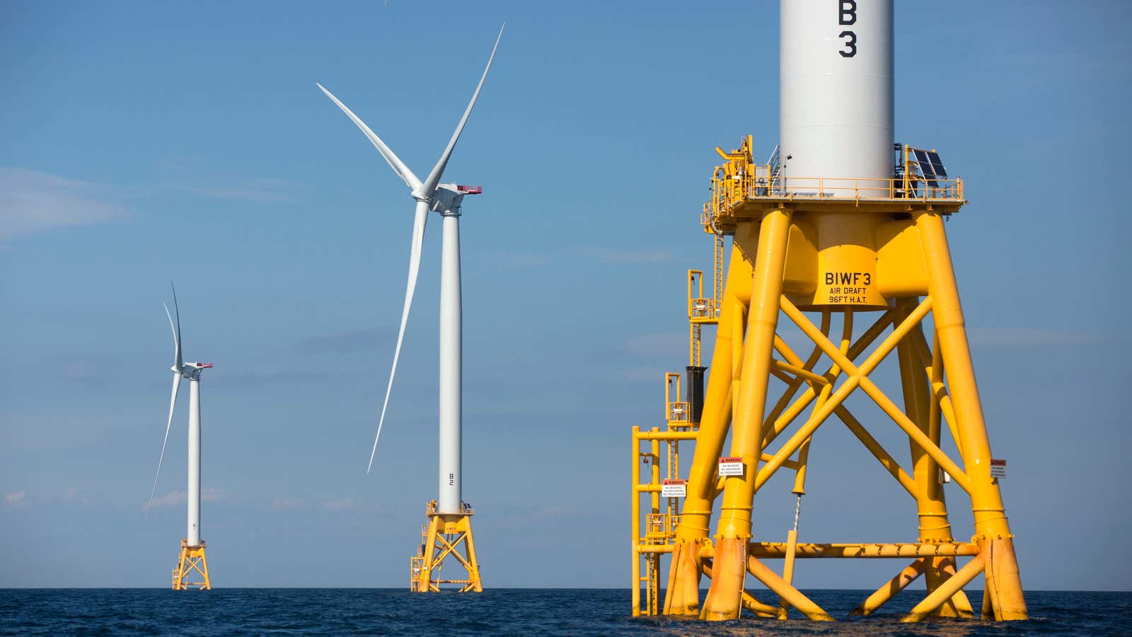 Offshore wind farms in the middle of the sea could provide ...
