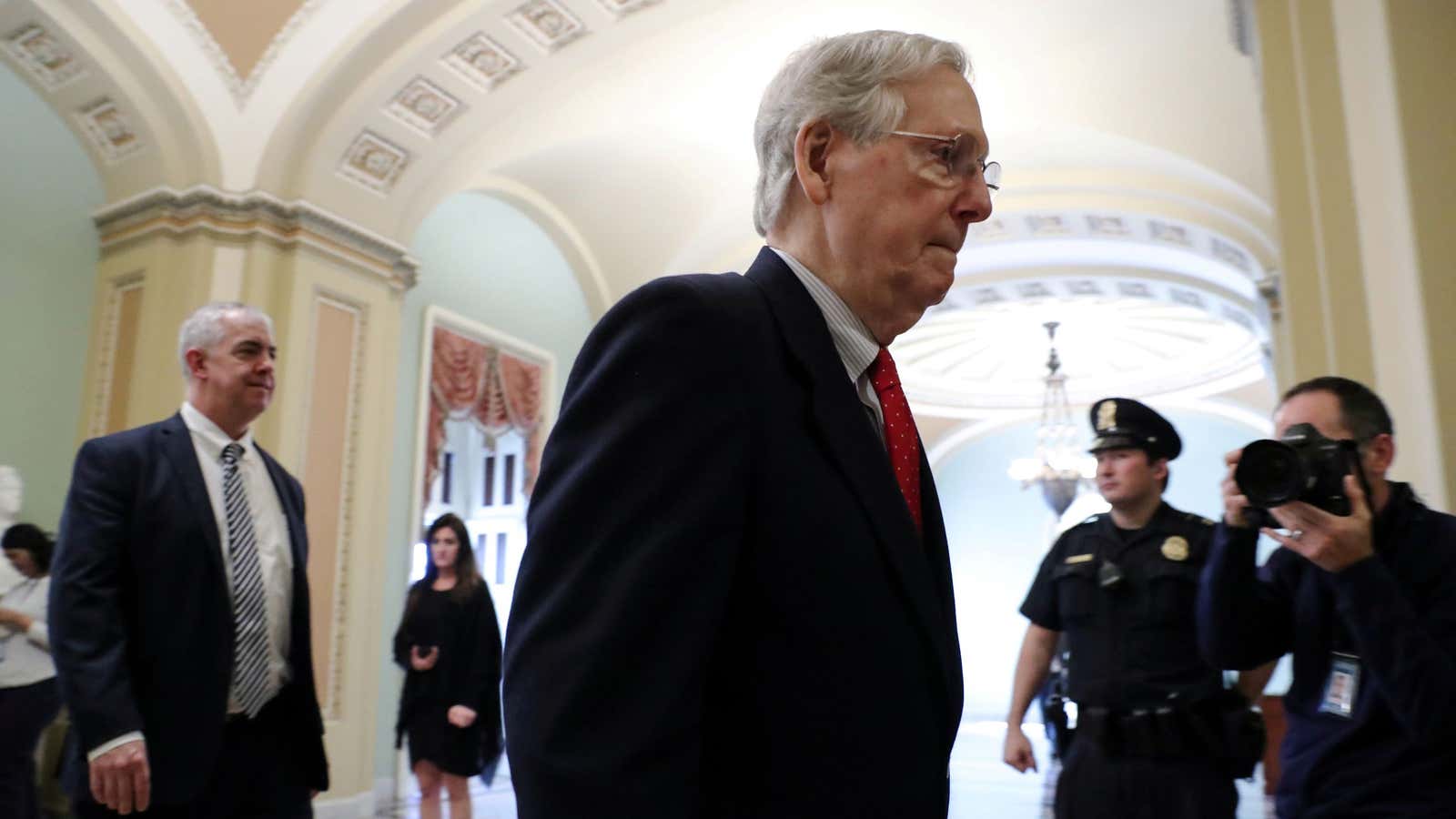 Senate will take the first votes to end the shutdown that McConnell has allowed this session.