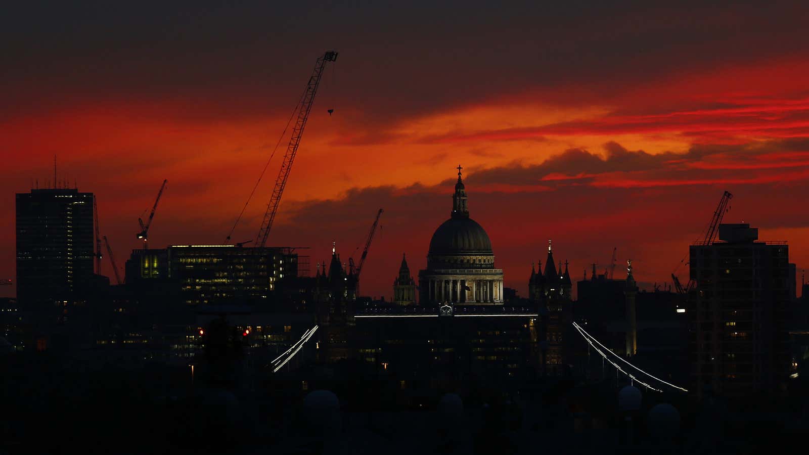 Red sky at night, property seller’s delight.