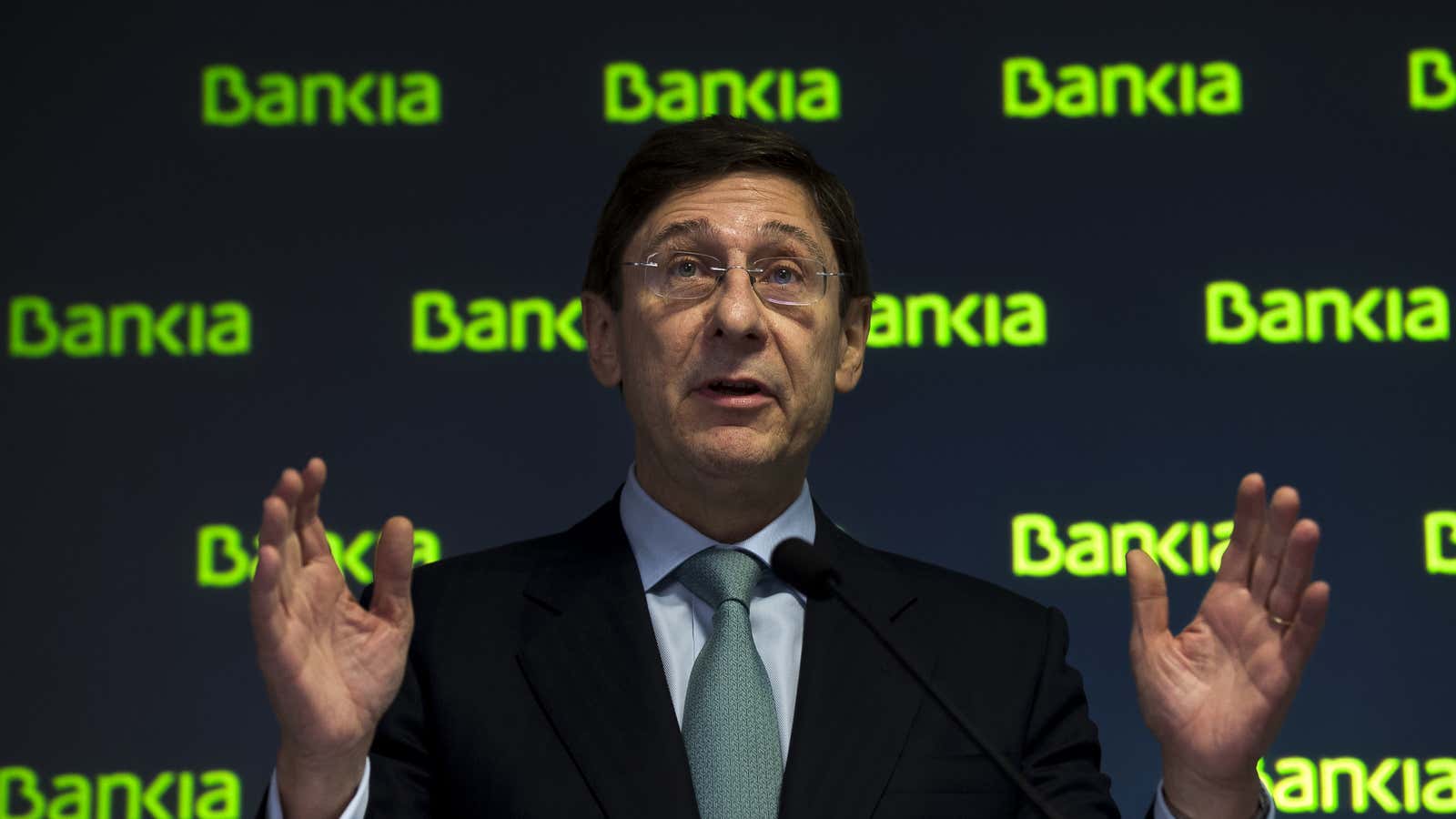 Bankia president Jose Ignacio Goirigolzarri strikes an upbeat tone in today’s earnings report.