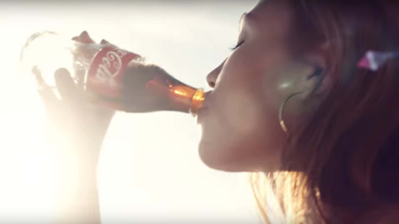 Coca-Cola takes the gold.