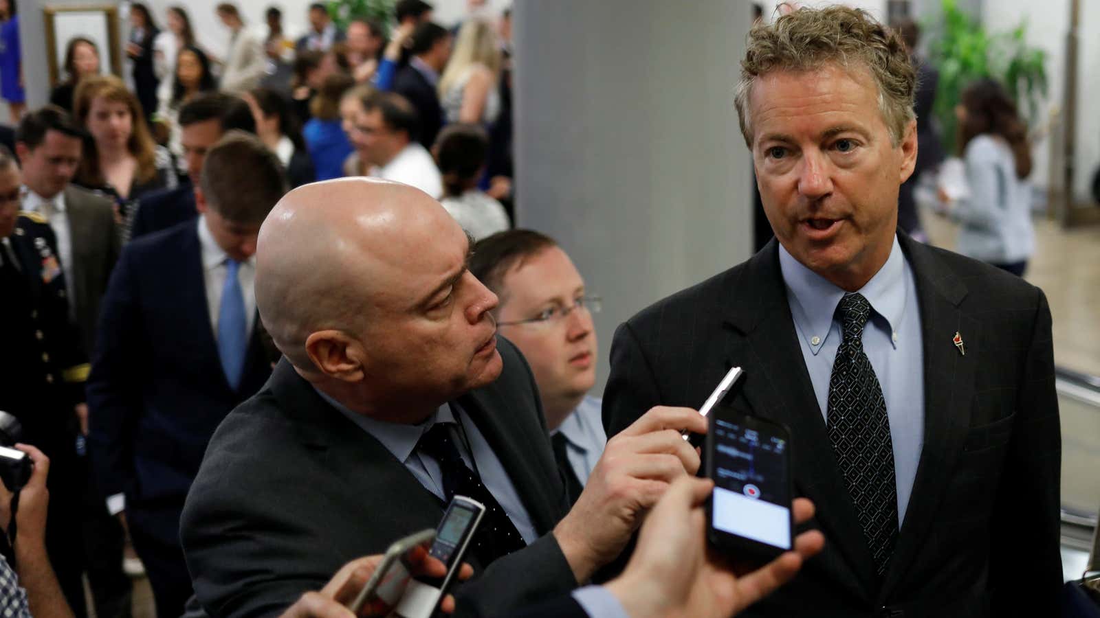 Senator Rand Paul from Kentucky has been trying to repeal Obamacare for years.