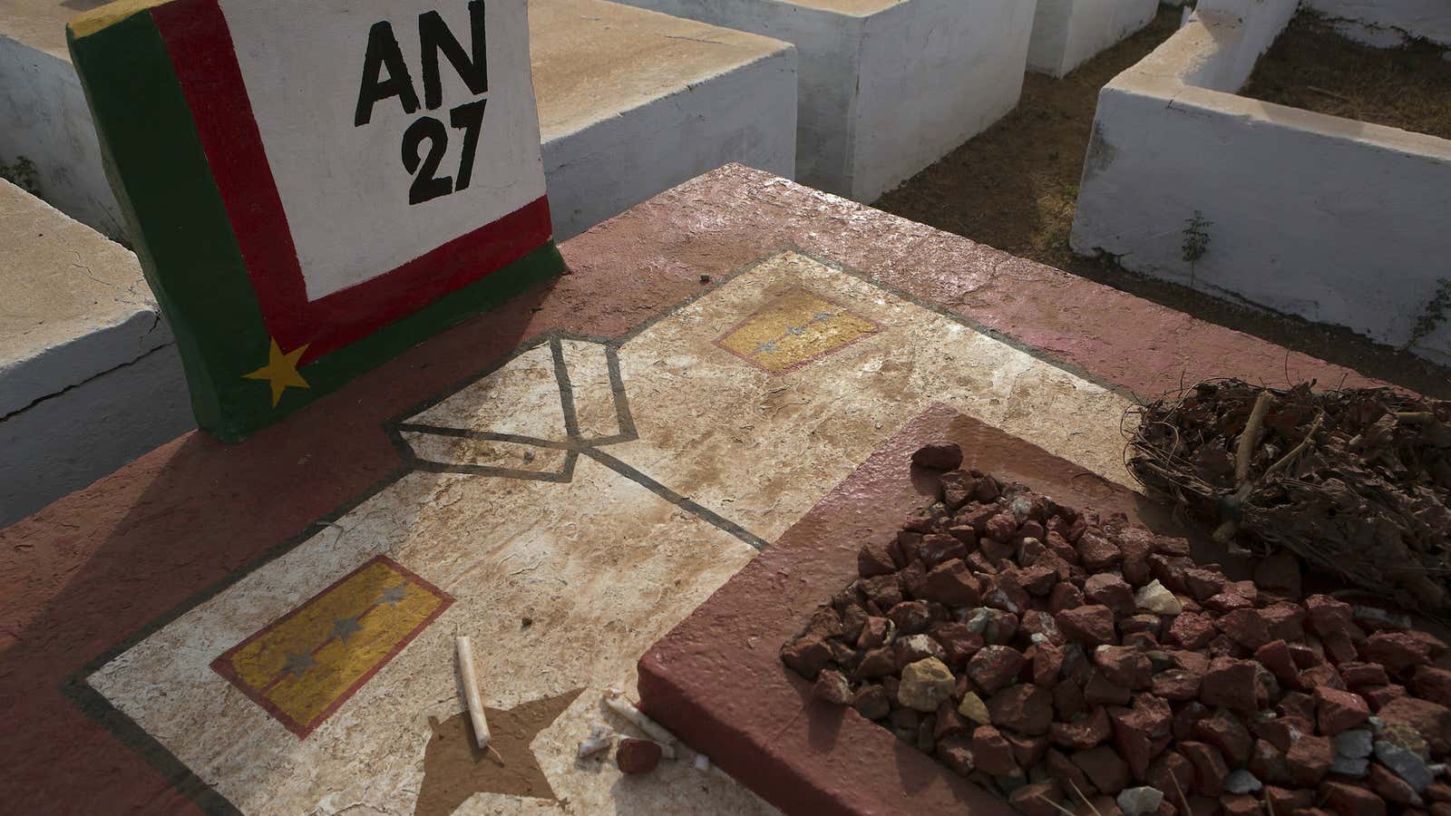 Thomas Sankara’s grave in Ouagadougou, Burkina Faso.