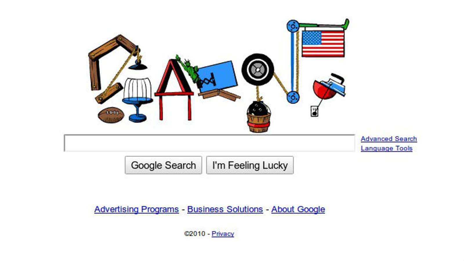 A Google Rube Goldberg Machine makes more sense than some of its actual products.