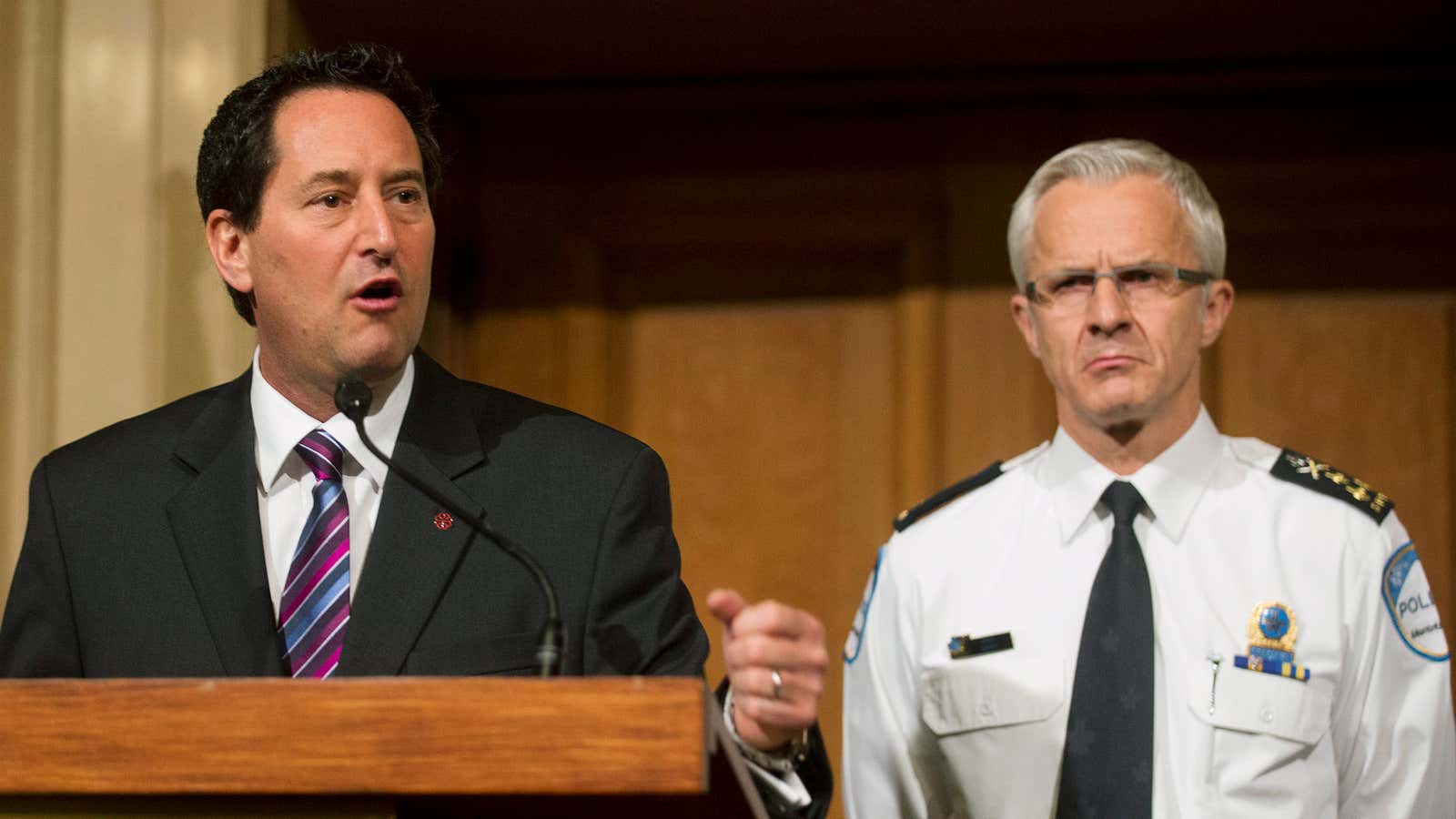 Montreal mayor Michael Applebaum just threw in the towel, but says he is innocent.