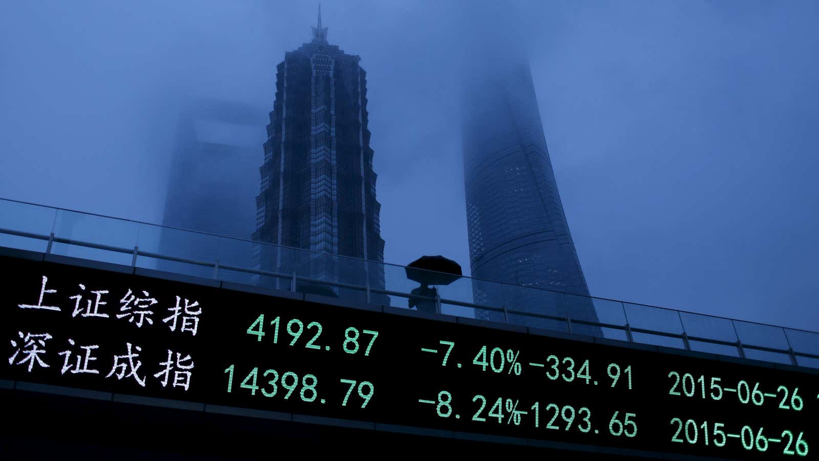 Clouds are finally gathering over China’s stock rally.