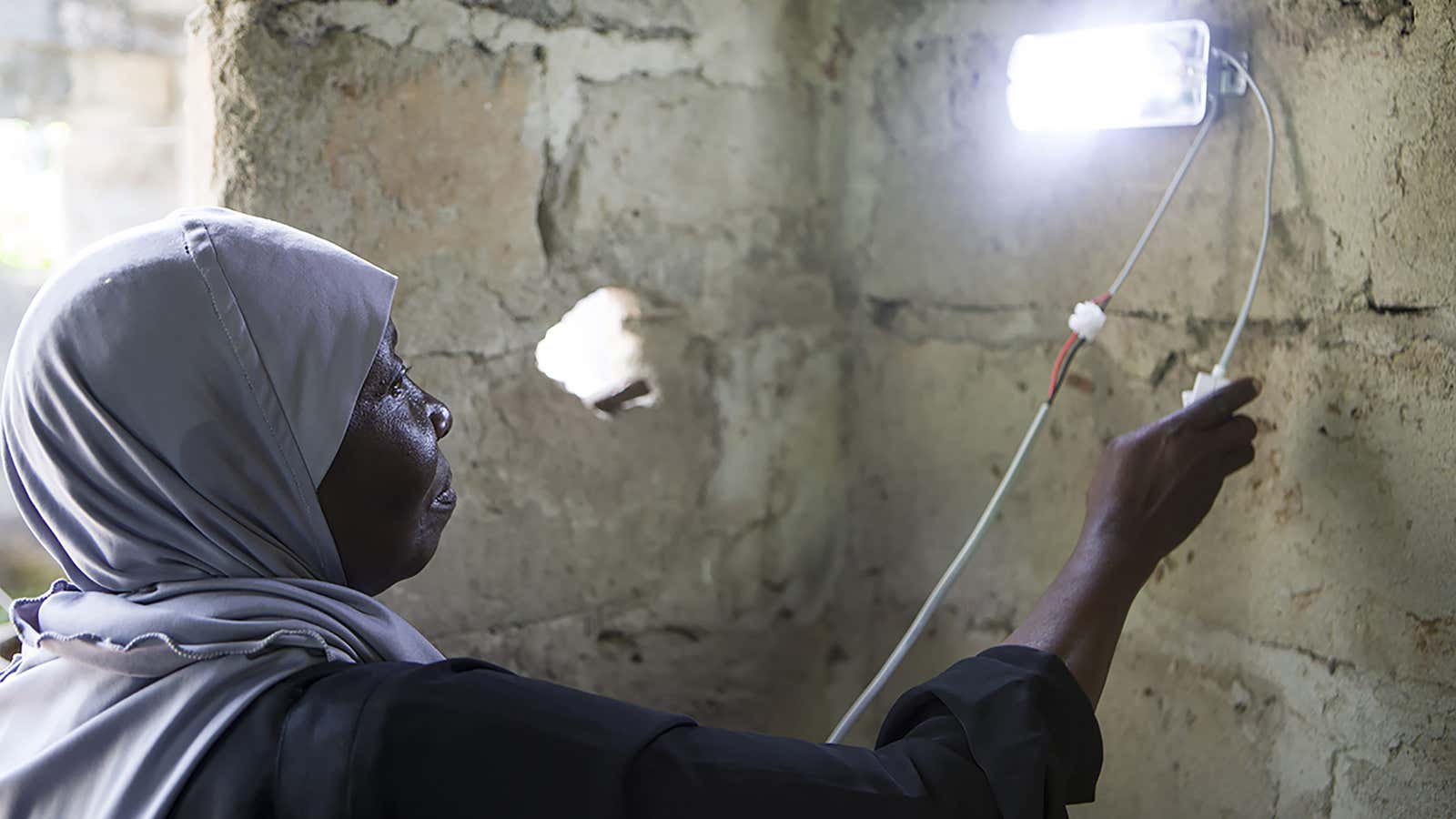 Let there be light…solar-powered light.