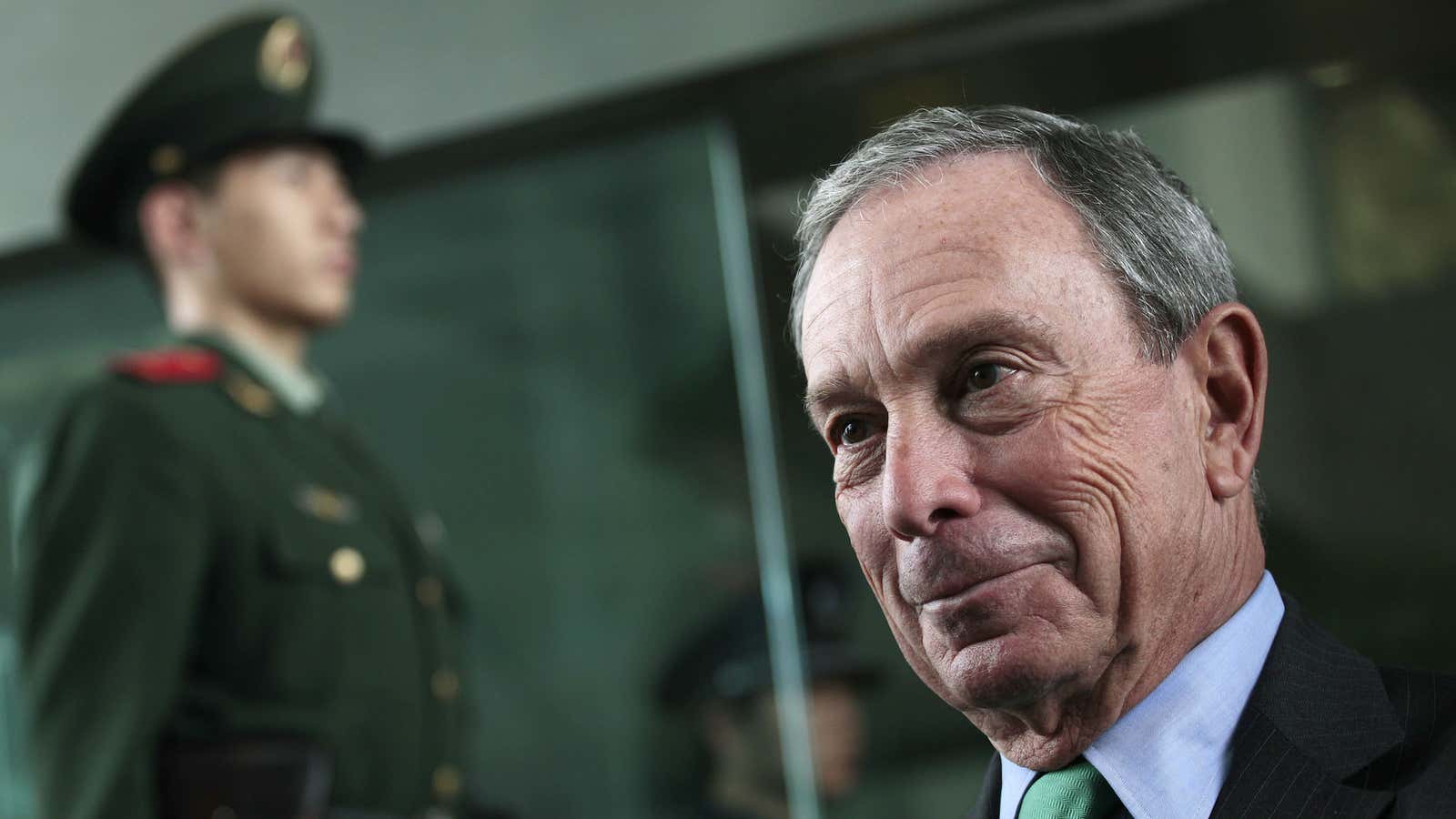 China keeping an eye on Bloomberg.