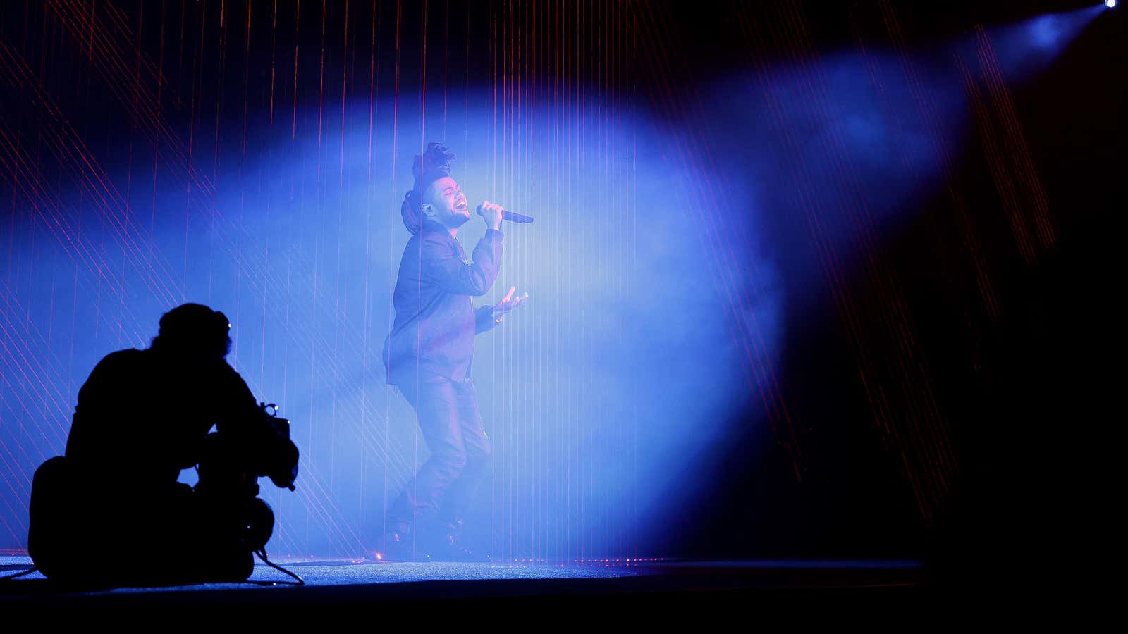 The Weeknd, top artist on Beats 1, at Apple’s developer conference.