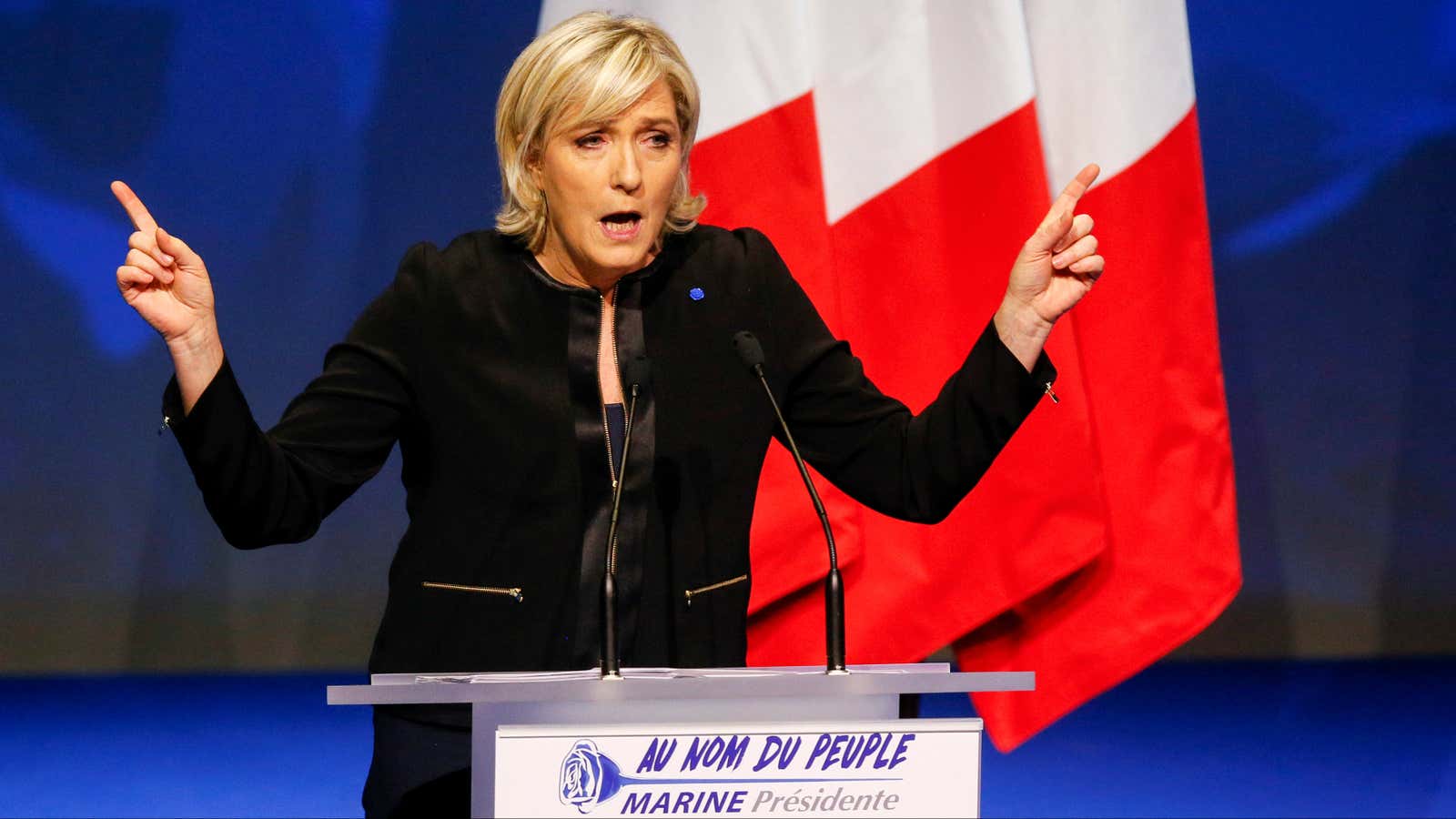 French presidential election: Marine Le Pen is campaigning on how bad ...