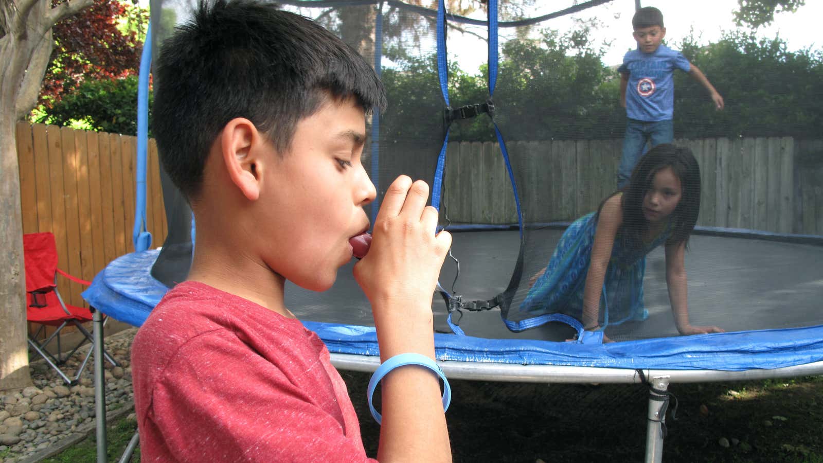 Children in Fresno, California sometimes have to stay inside all day due to air pollution.