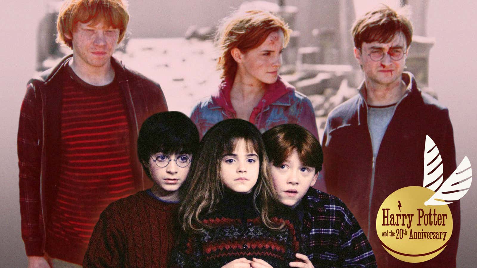 Screenshots: Harry Potter And The Sorcerer&#39;s Stone and Harry Potter And The Deathly Hallows Part 2