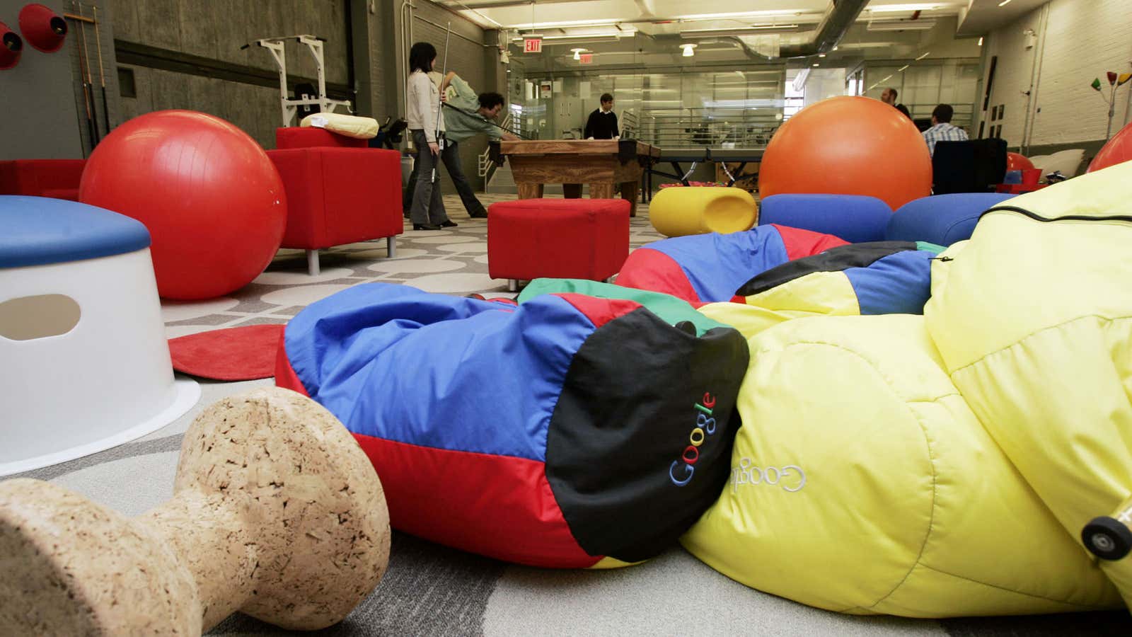 Welcome to Google’s game room.