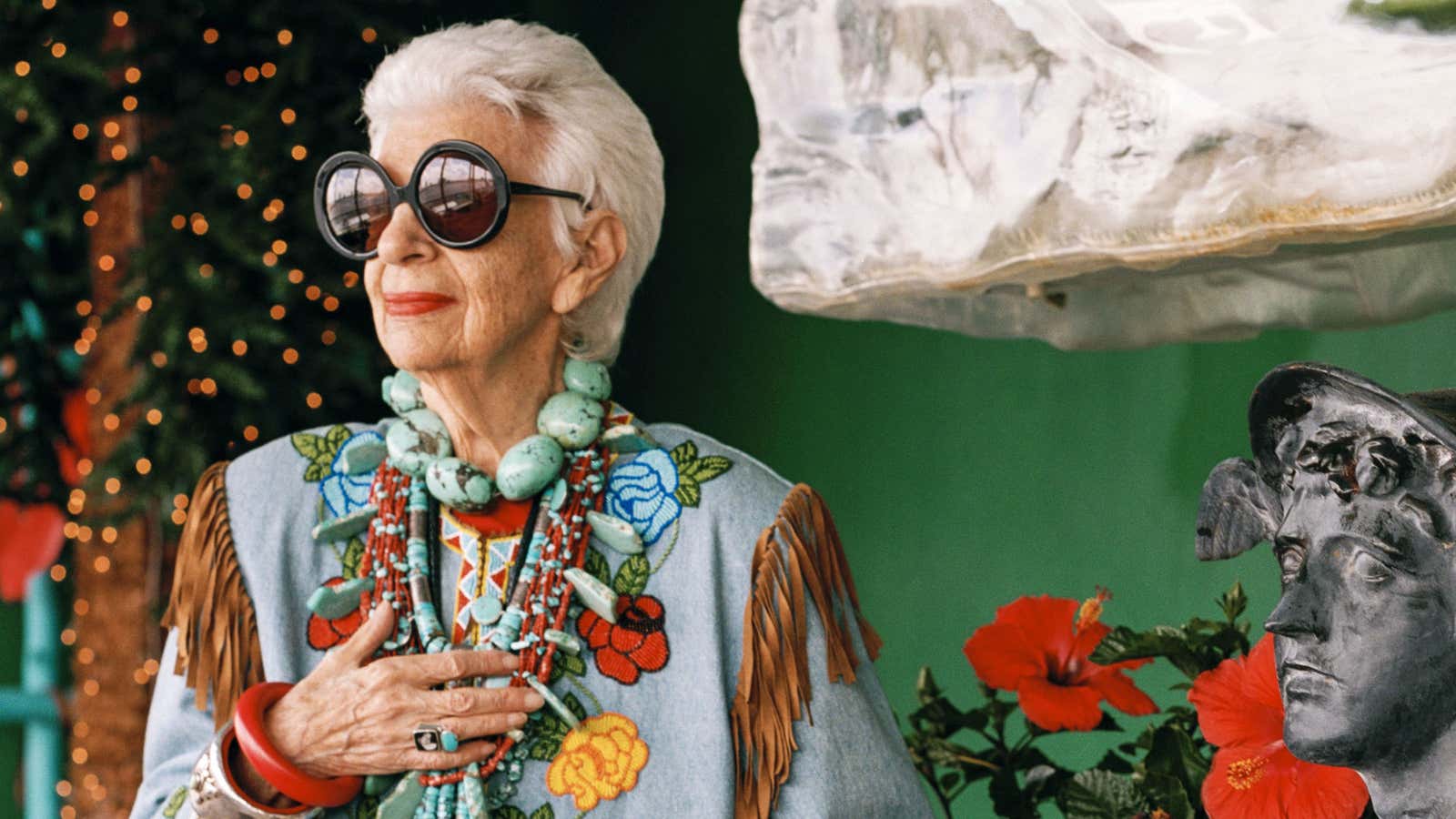 The inimitable Iris Apfel.