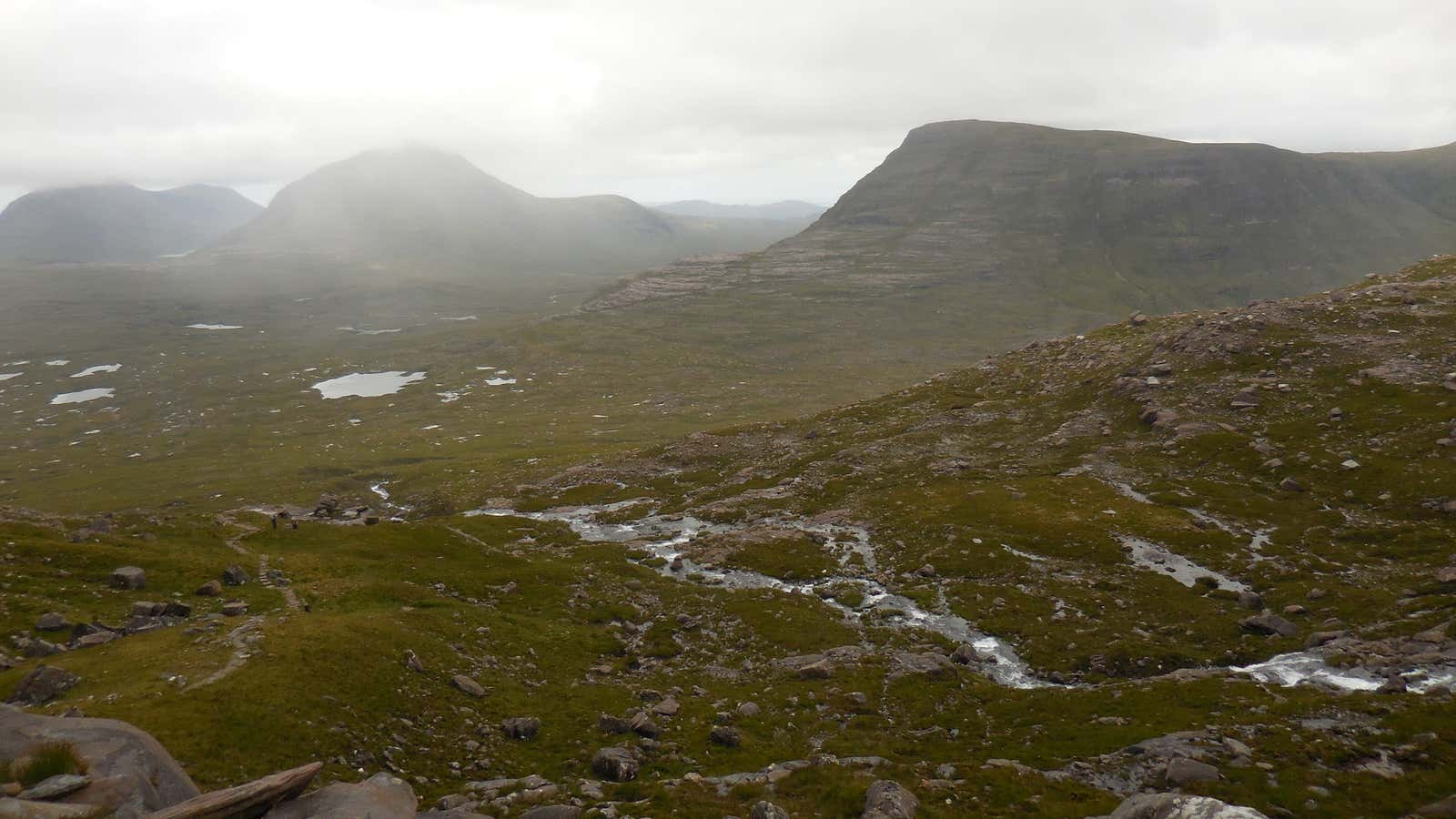 Crystal ball-gazing, Scottish highlands style.