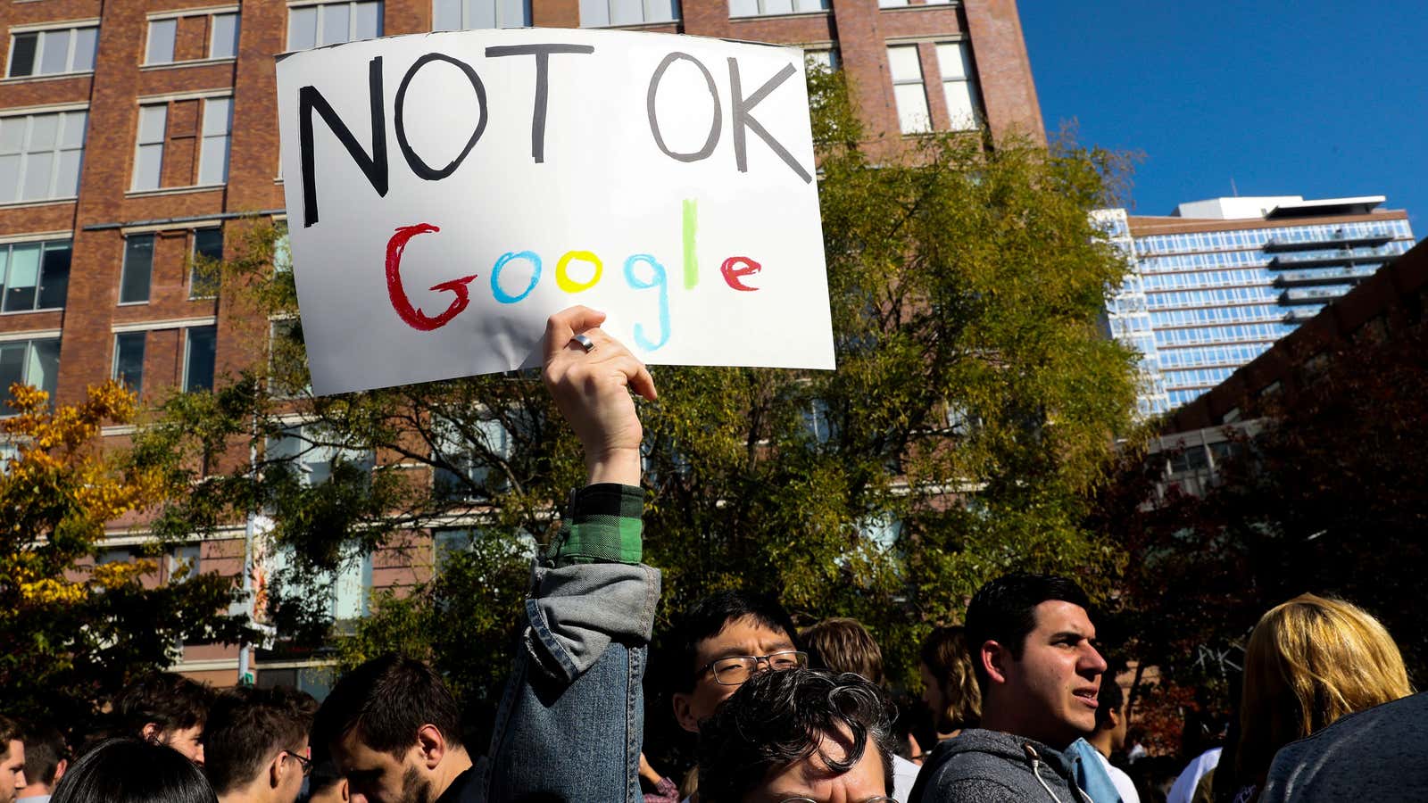 Googlers across the world walked out in protest of the company’s sexual harassment policies.