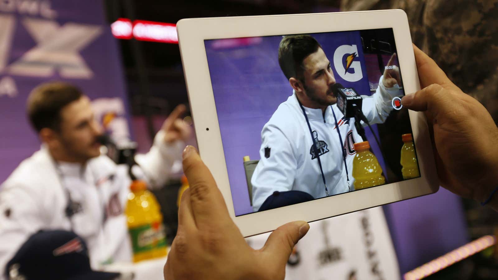 Americans can watch for free on their iPads, but not iPhones.