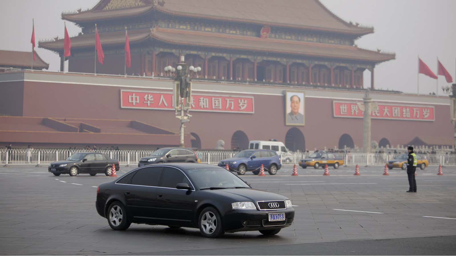 Audi’s make up an estimated one-third of all vehicles designated for public servants.