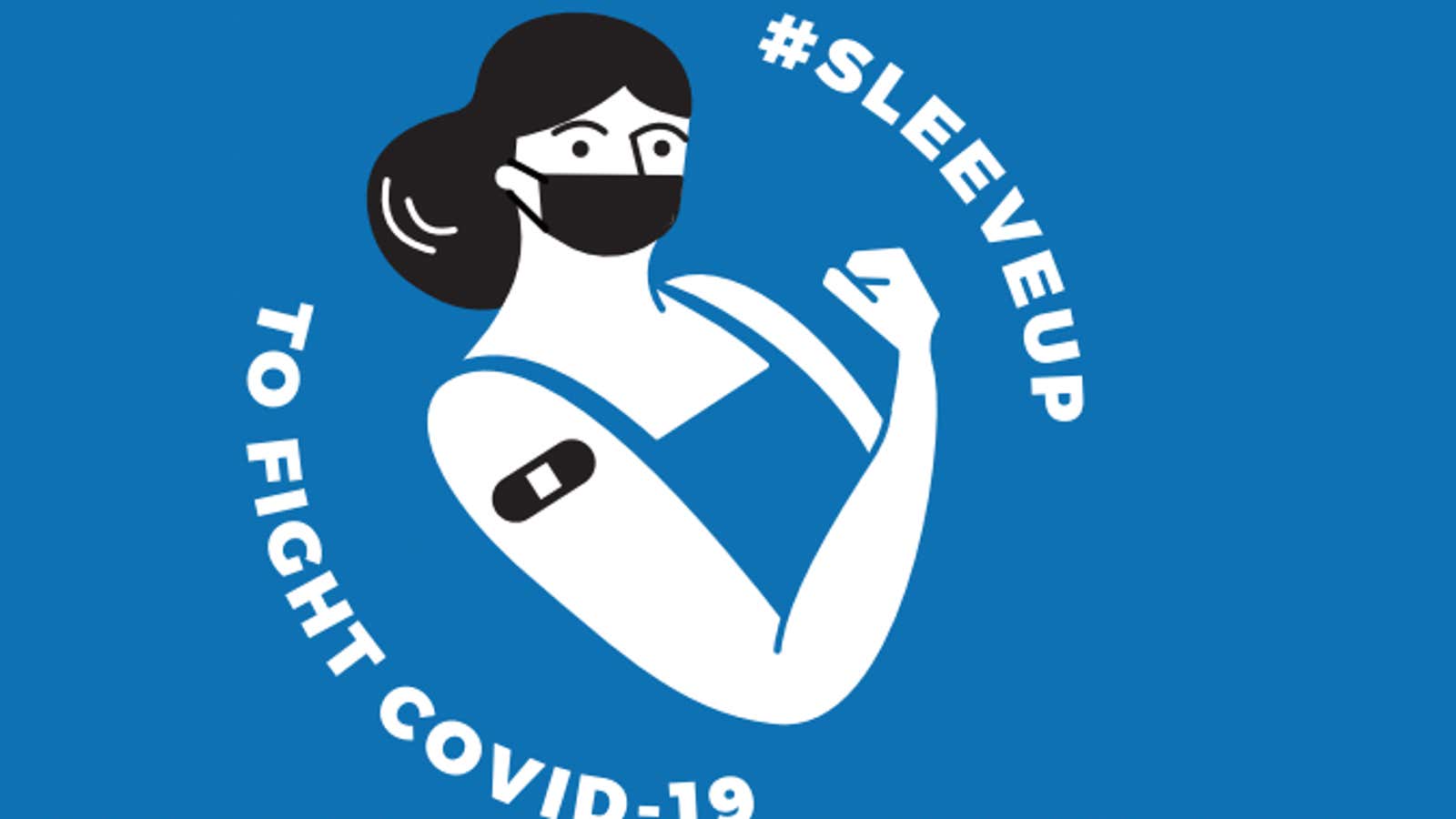 CDC’s “Sleeve Up” sticker