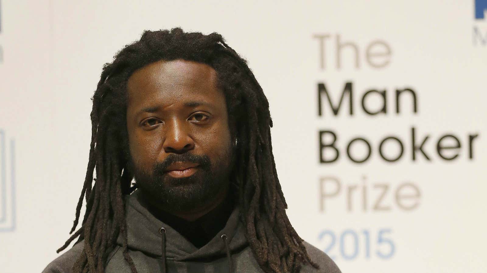 Marlon James the day before he was awarded the Man Booker Prize.