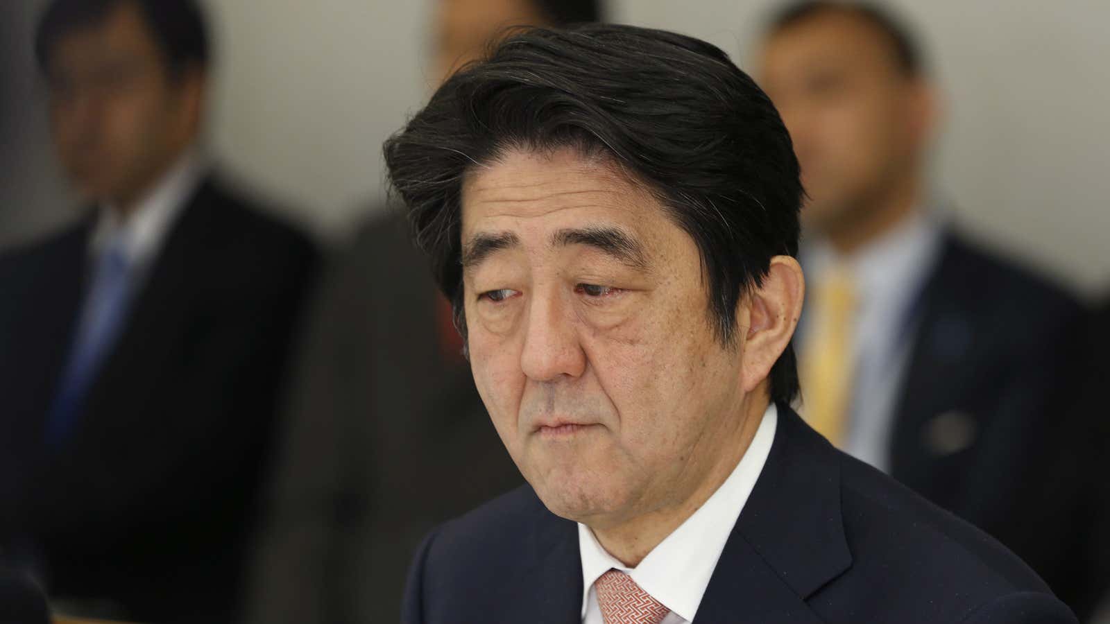 Japan’s prime minister, Shinzo Abe