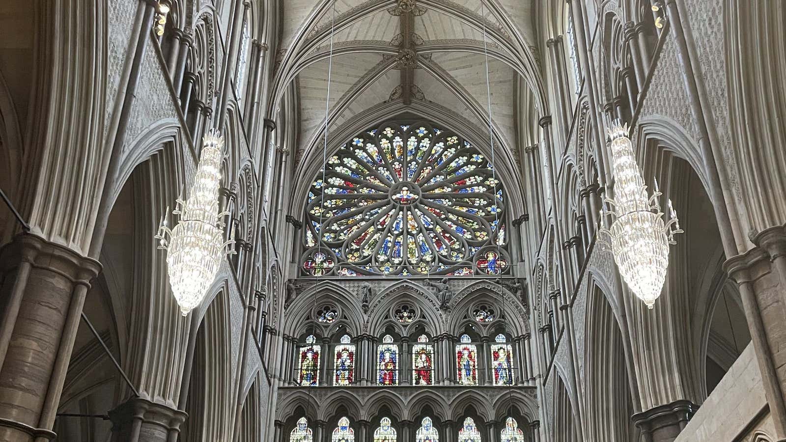 Westminster Abbey, vaccination site.