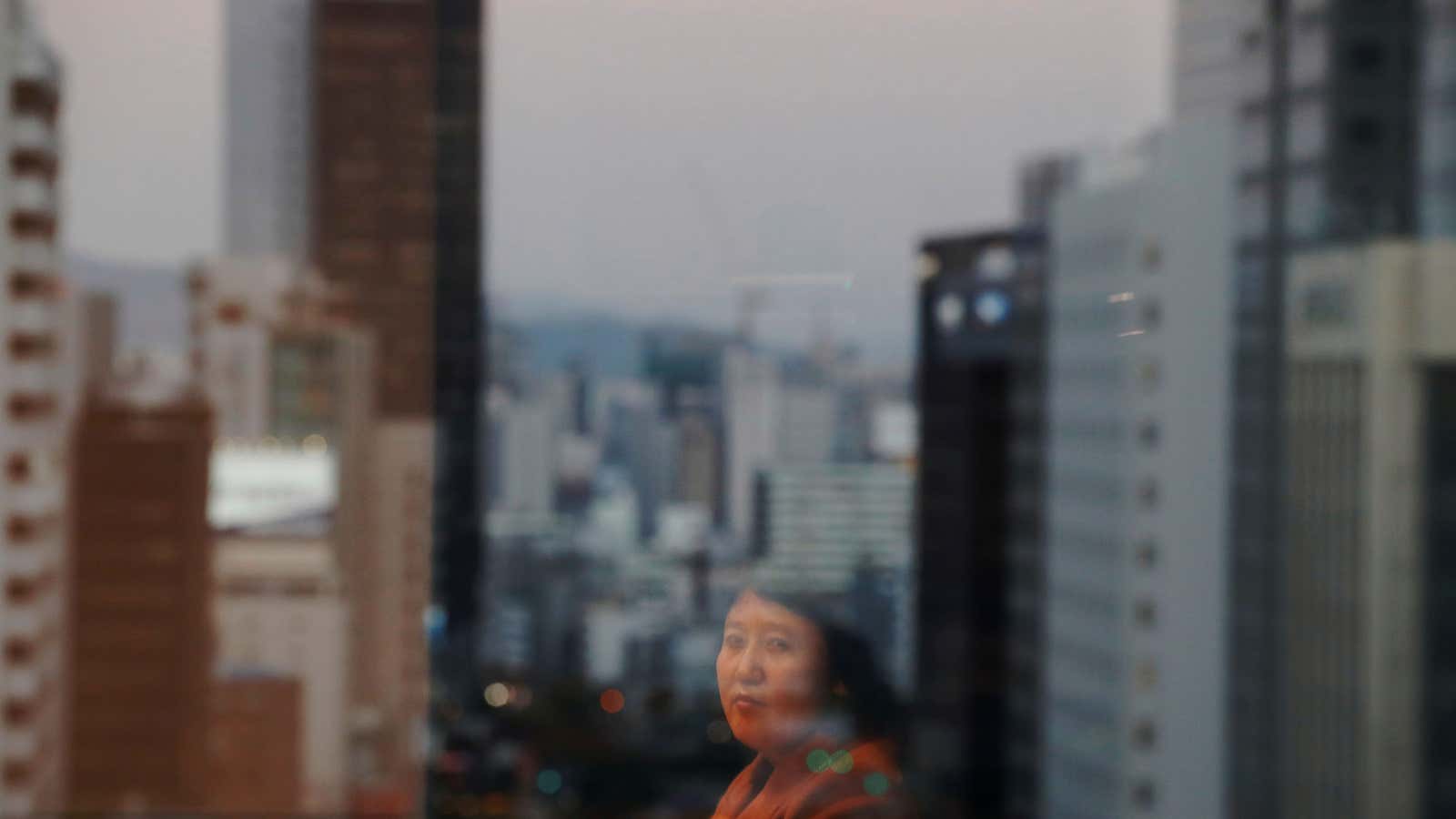 A North Korean defector in Seoul.