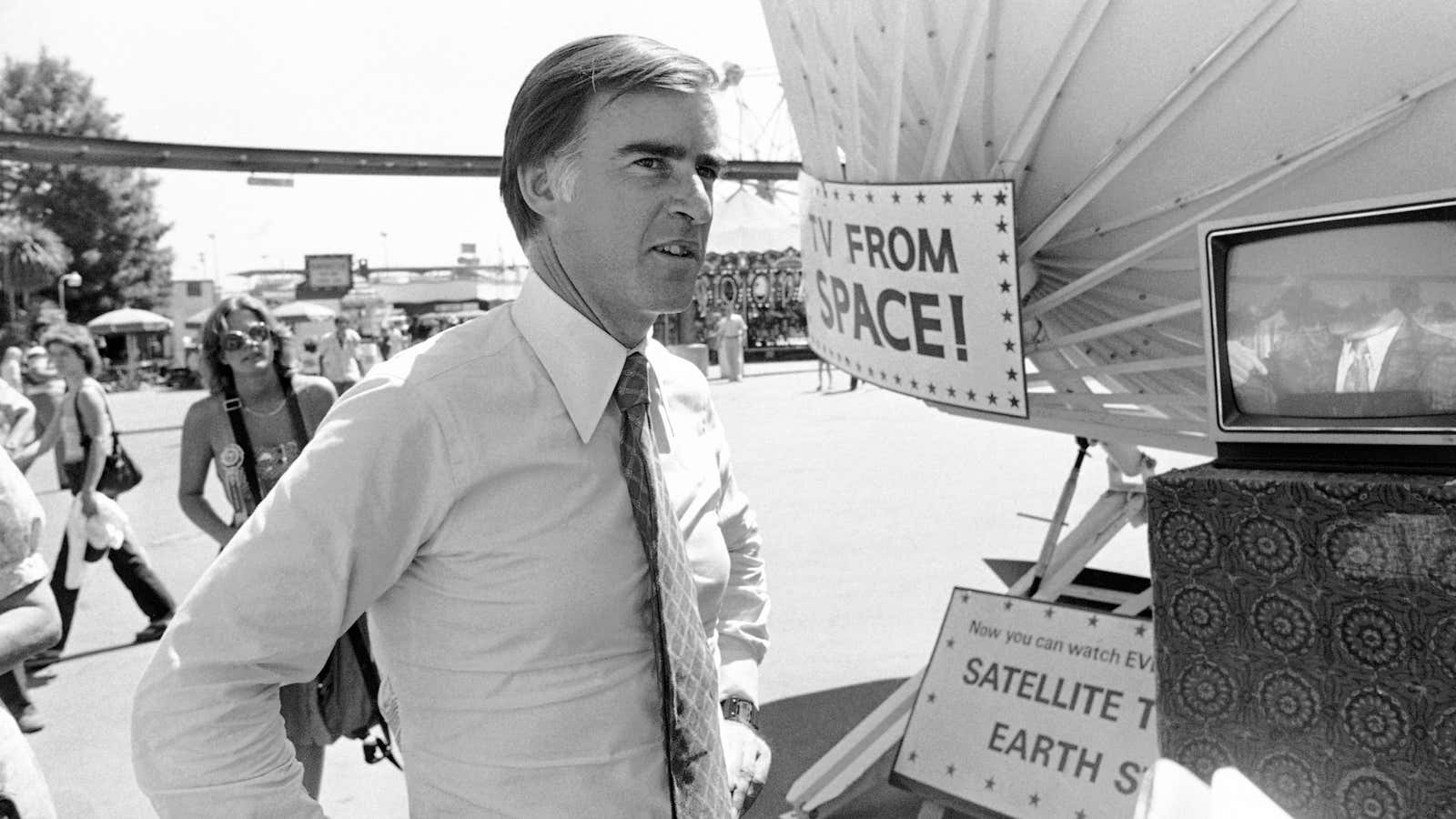 Jerry Brown has always been a space guy.