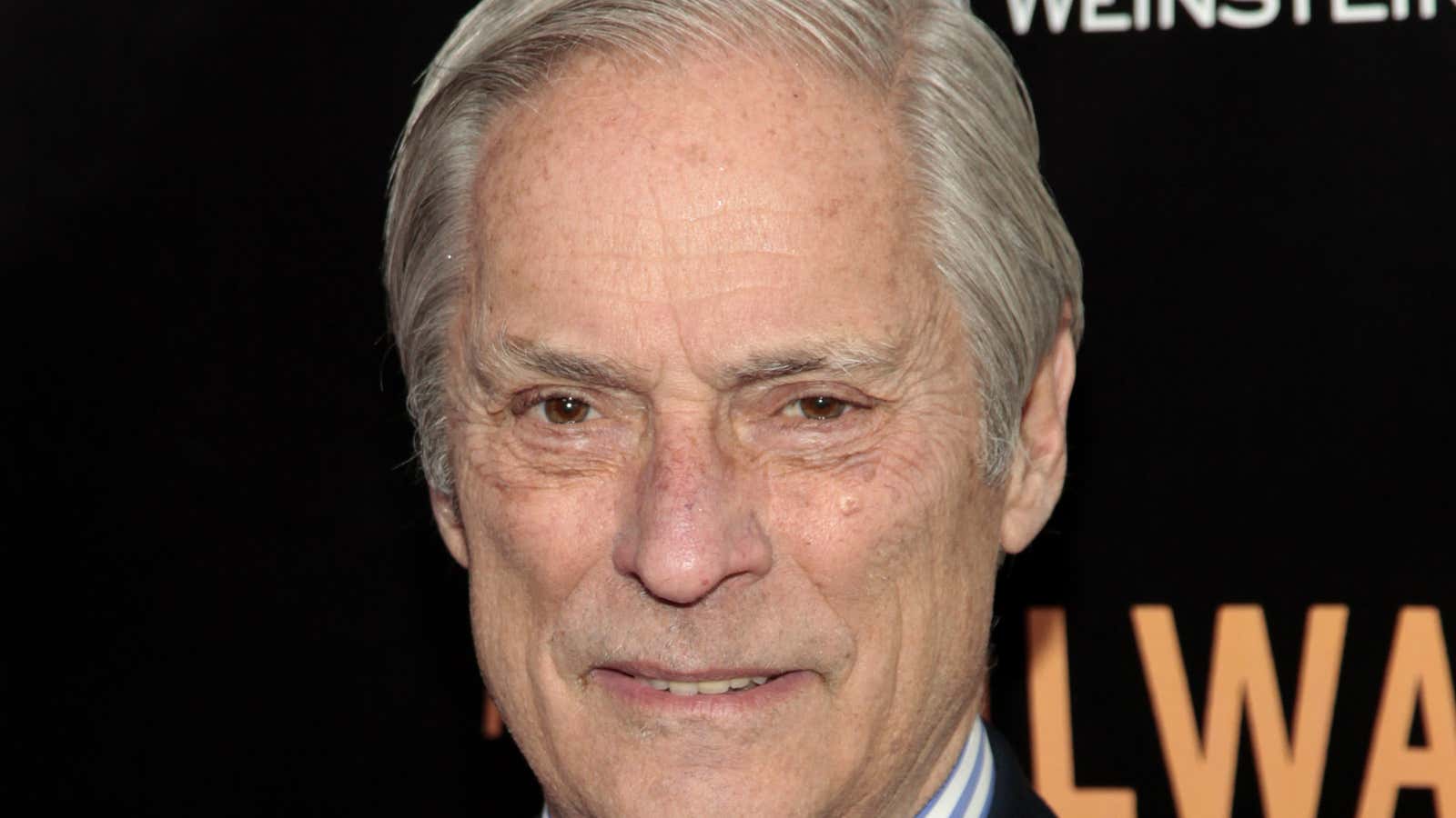 Bob Simon at a movie premiere in April of 2014.