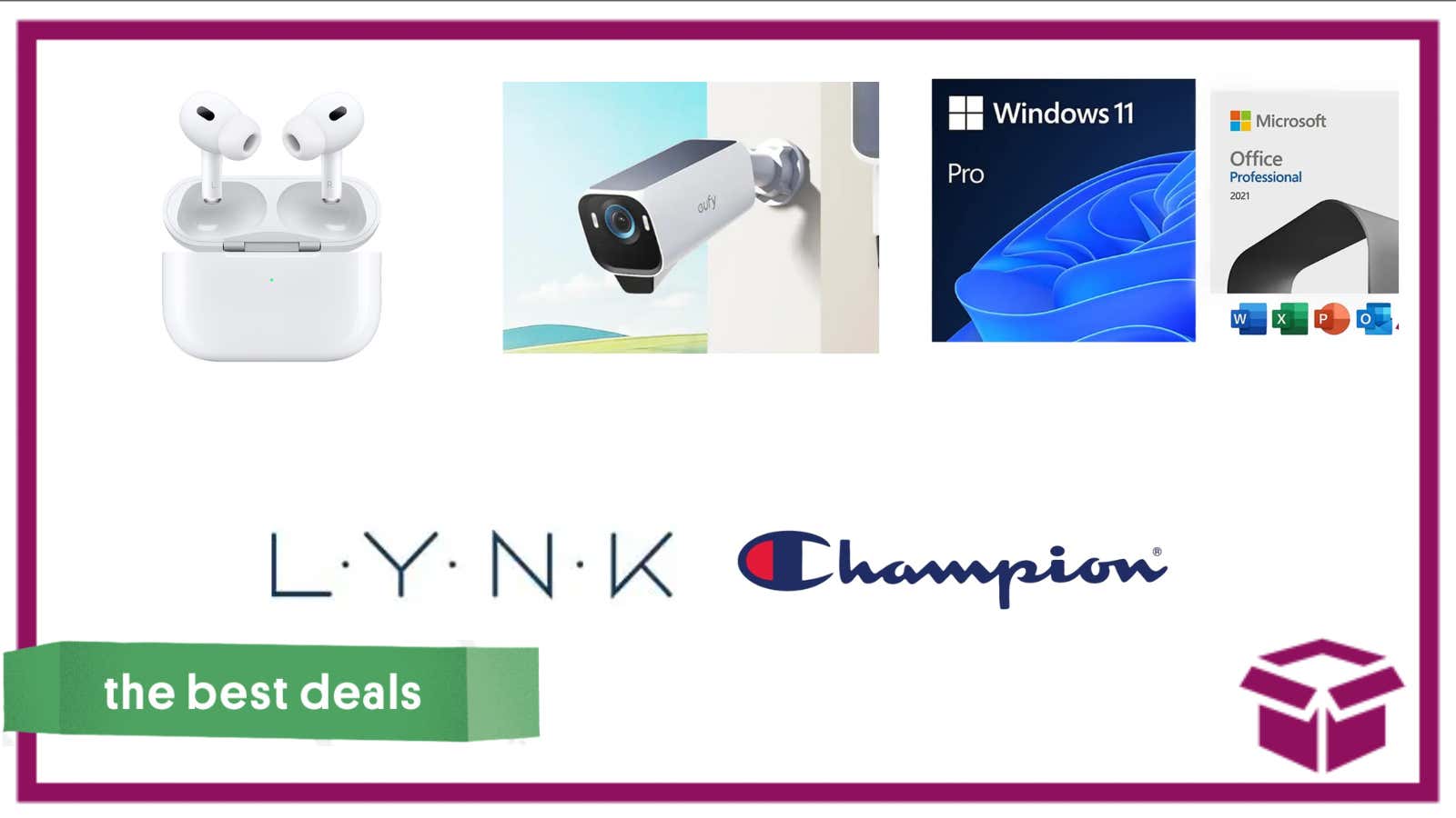 Image for Best Deals of the Day: Apple, Microsoft, Eufy, Champion, LYNK & More