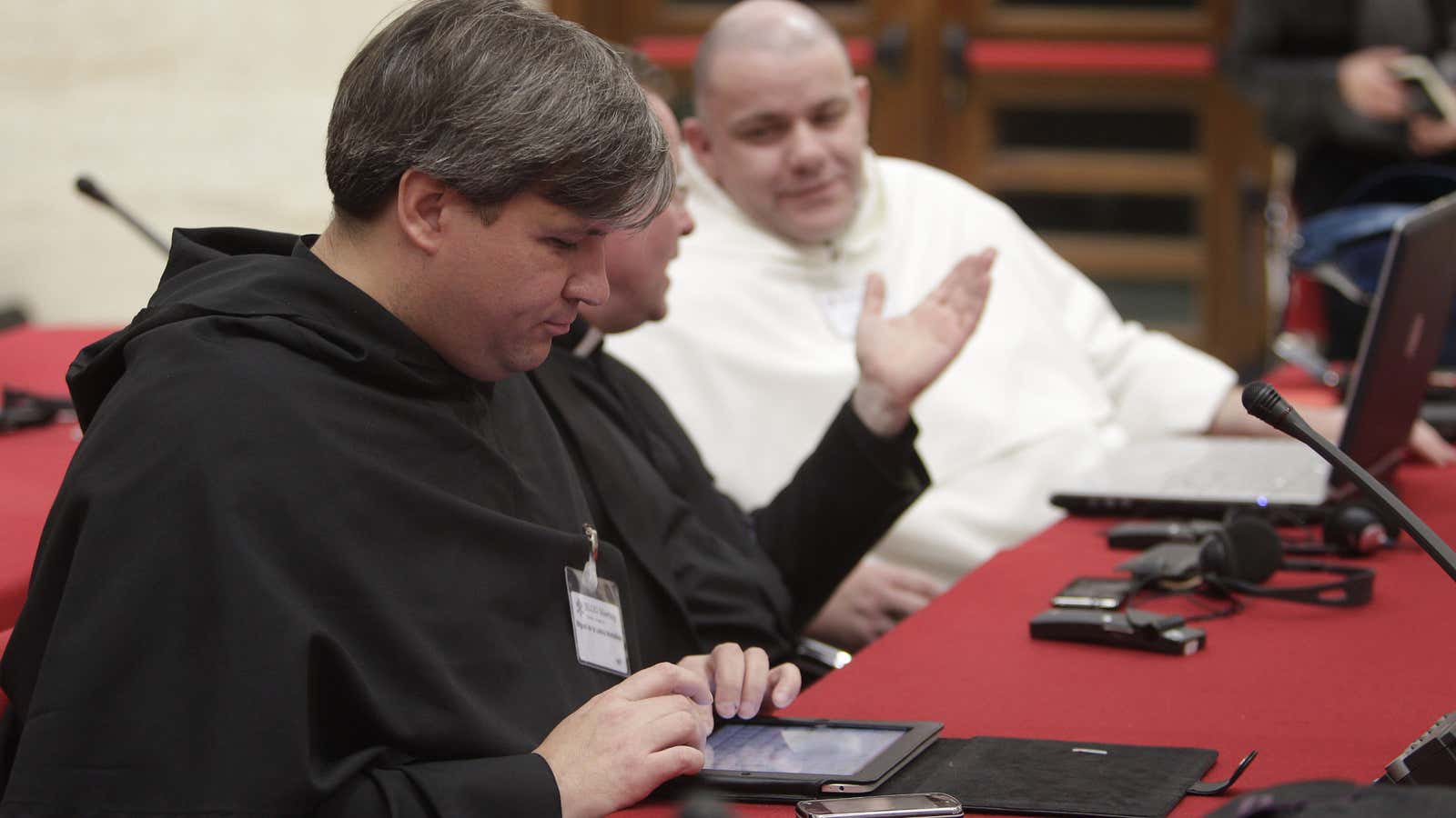 And it was written: Catholics attend Vatican bloggers summit in May 2011.