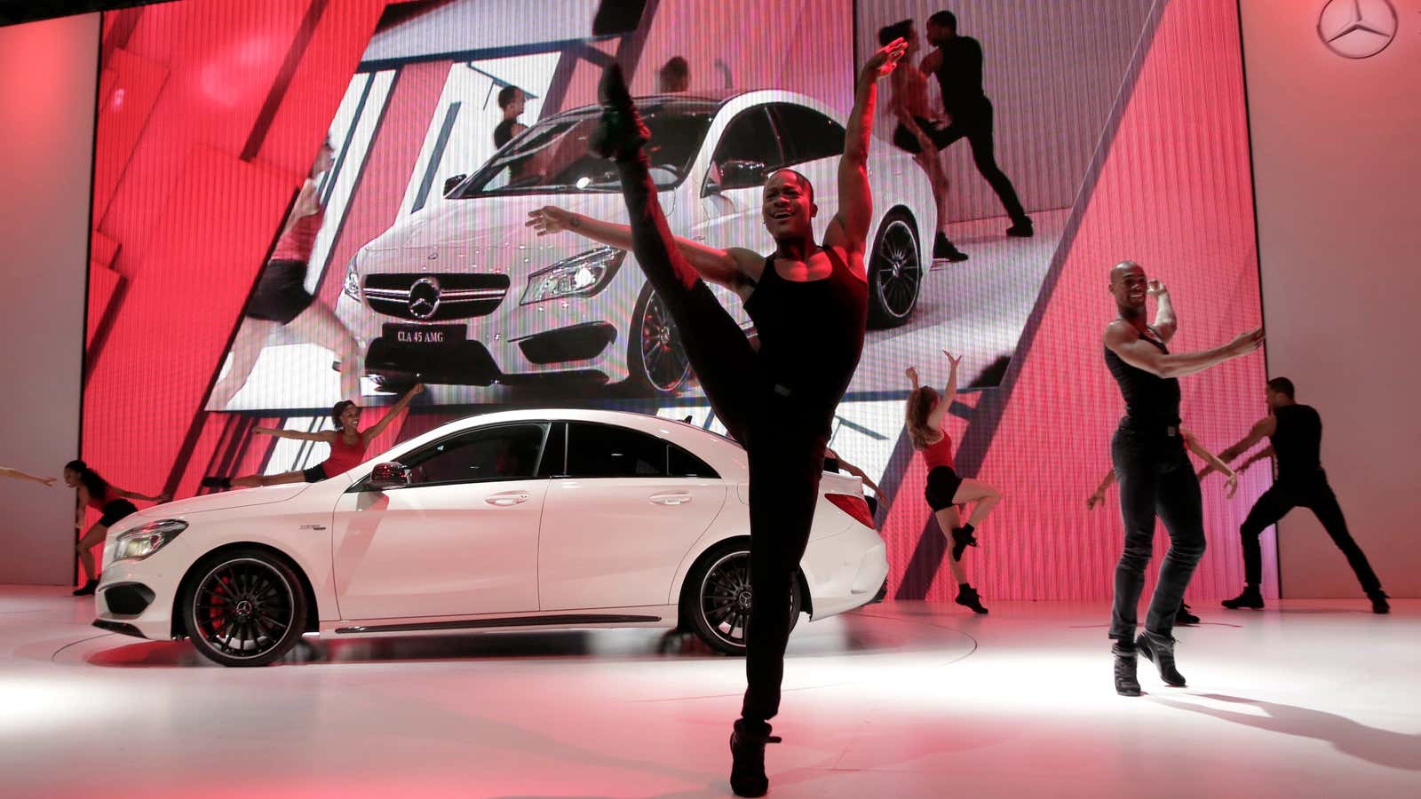 Dancers + Mercedes CLA = young buyers