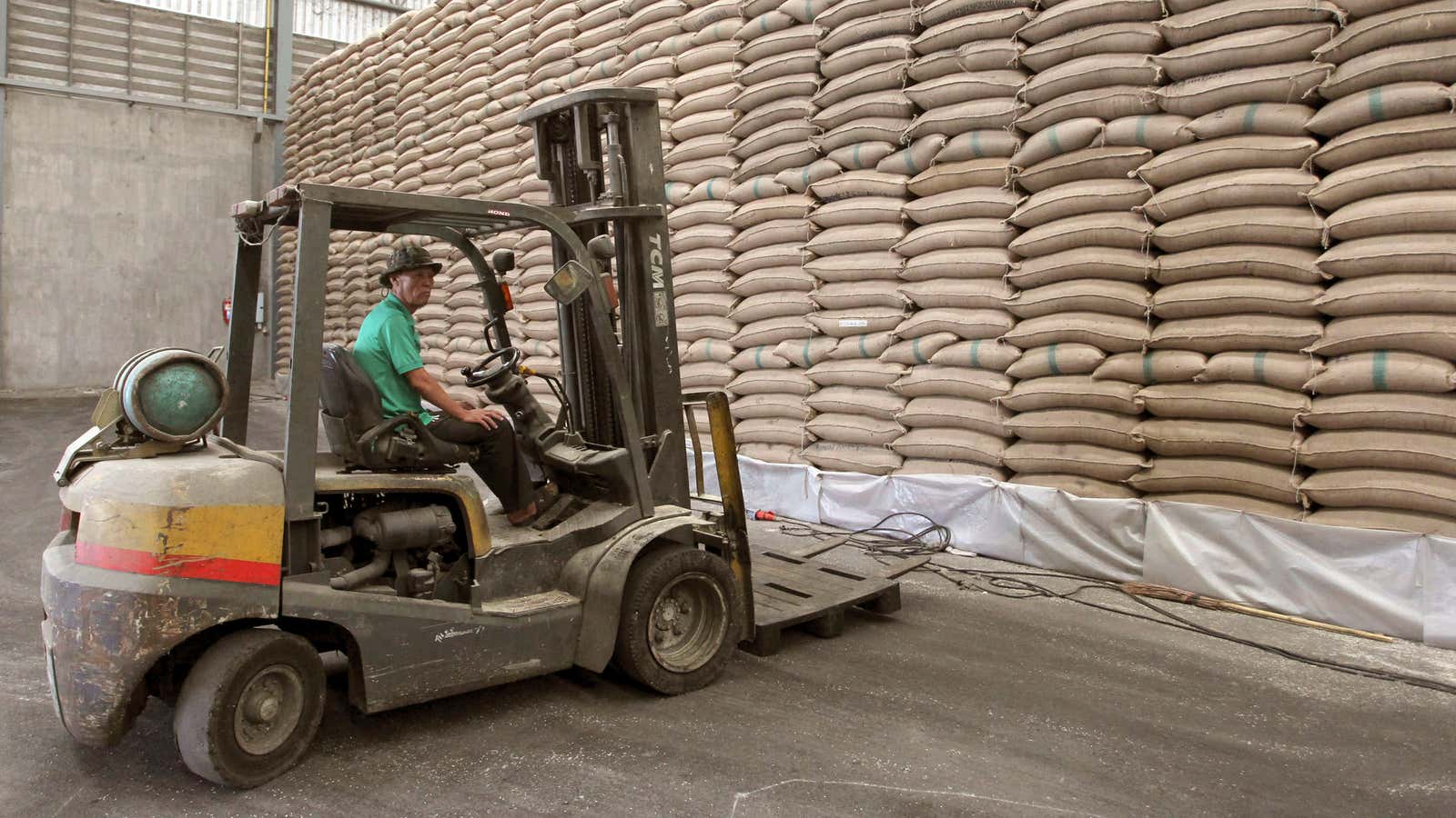 He’s going to need a bigger fork lift