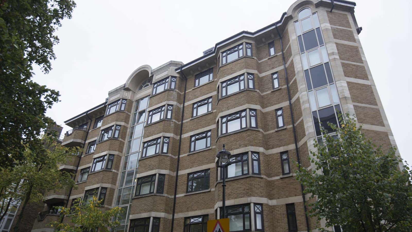 A London residential block where Nigeria’s former oil minister Diezani Alison-Madueke was living when she was arrested in 2015.