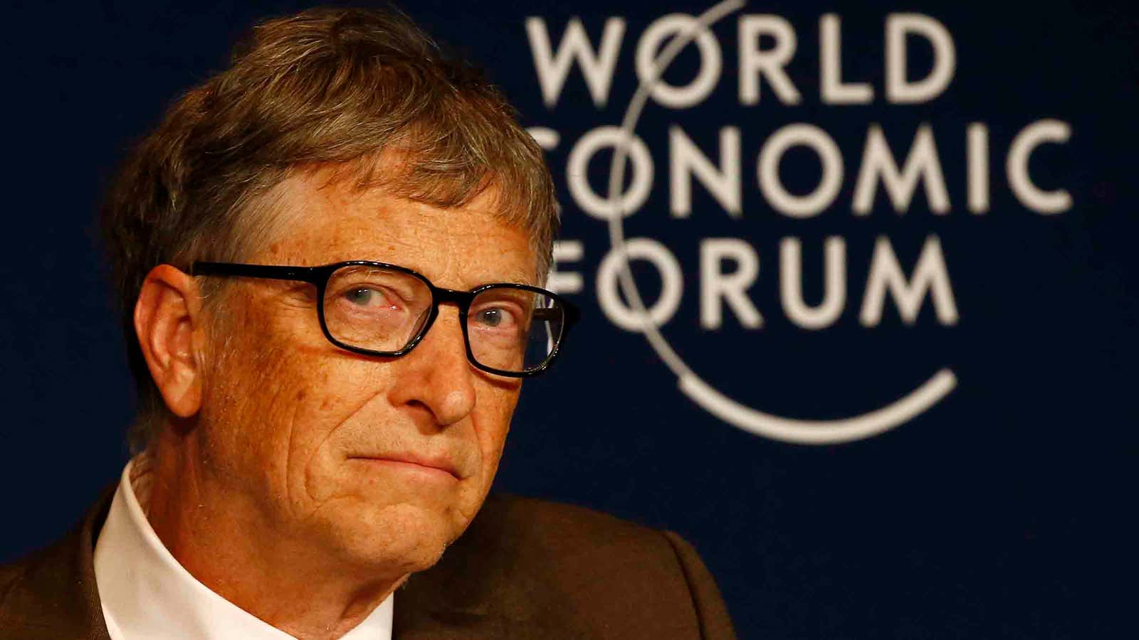 Bill Gates at Davos, Jan. 2016.