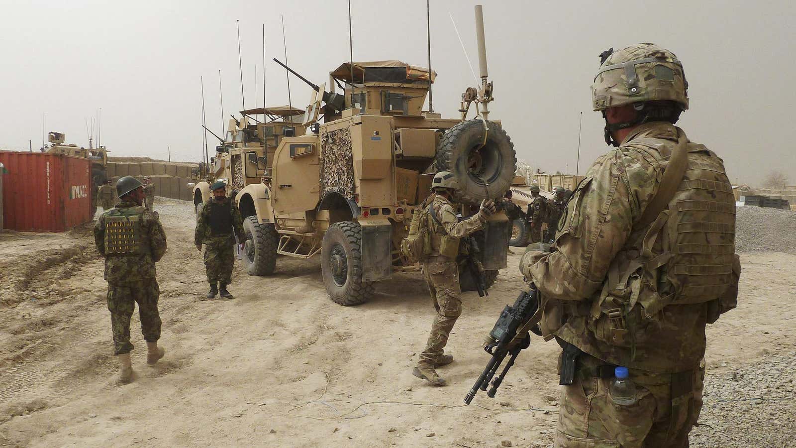 The US has maintained a presence in Afghanistan for nearly two decades.