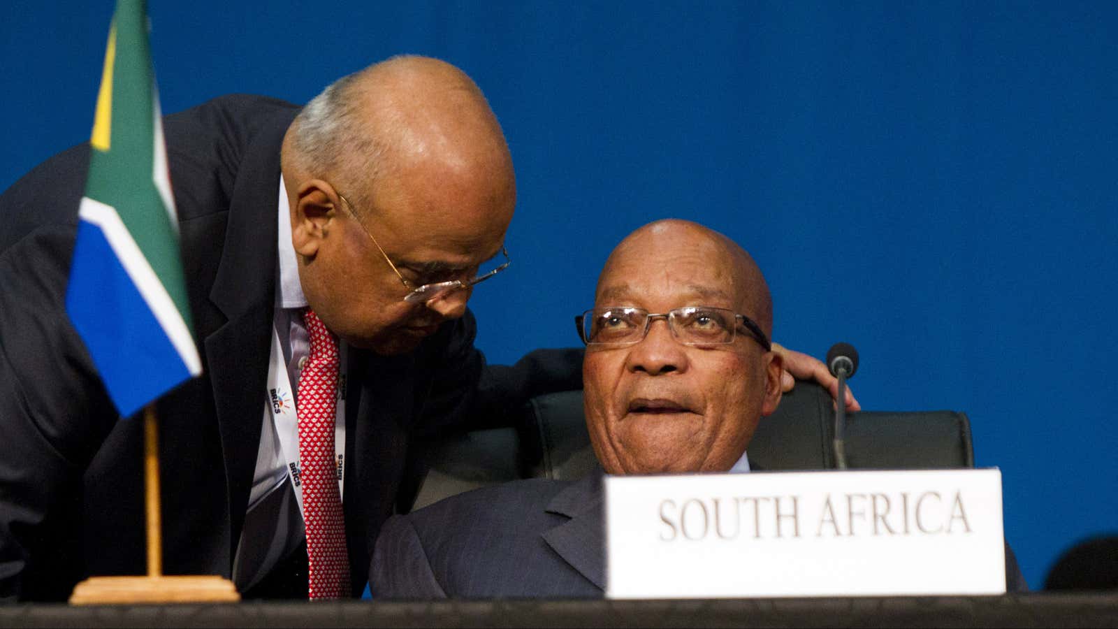 It is Pravin Gordhan versus Jacob Zuma.