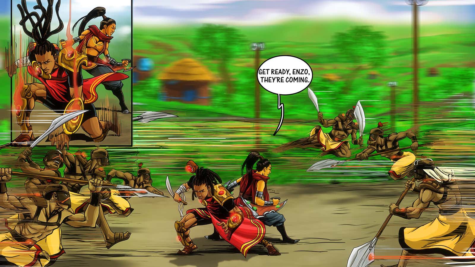 Aurion, the comic book from Kiiro o Games