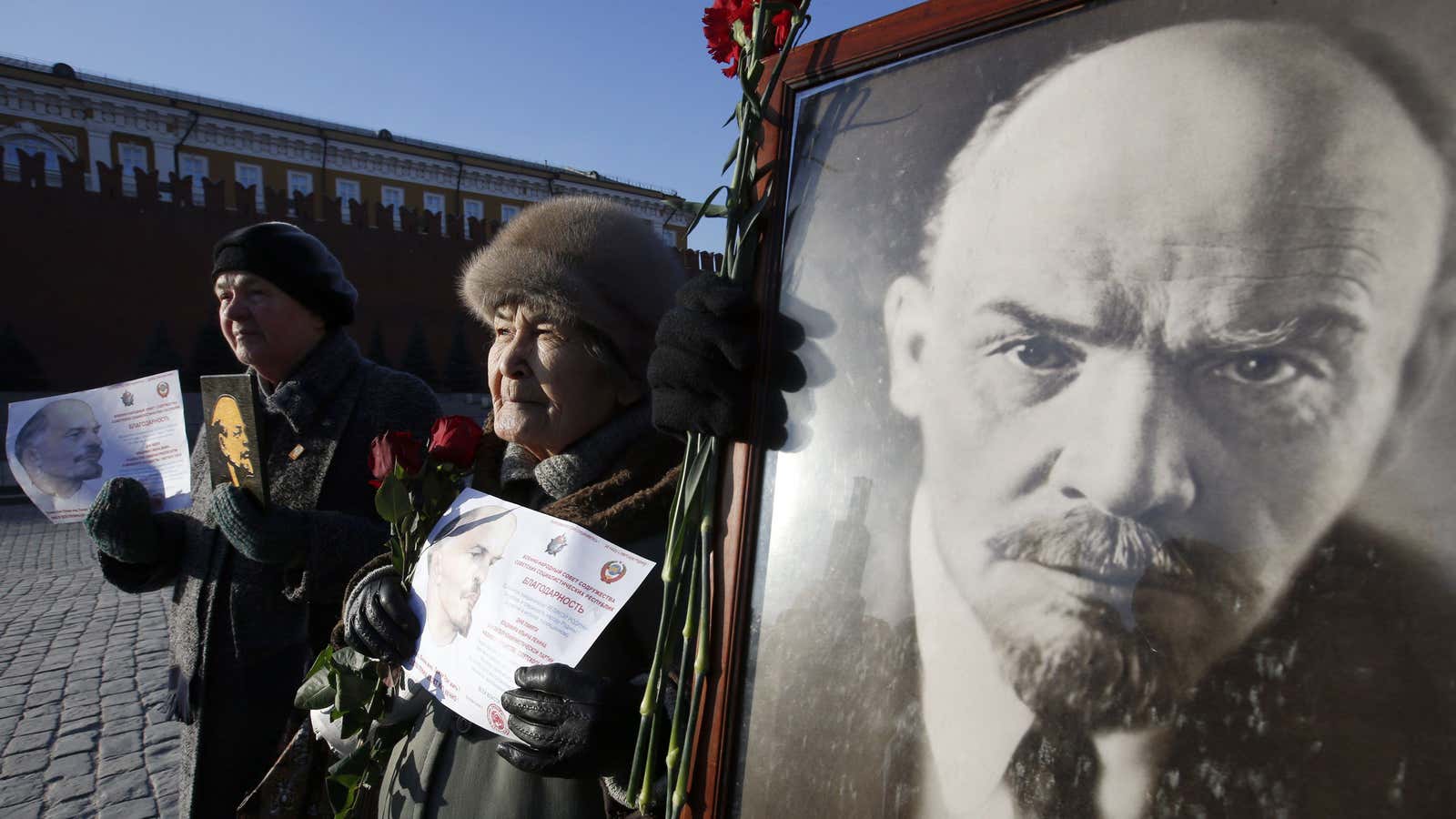 Russia has more than 5,000 streets named for Lenin, and one named for Putin
