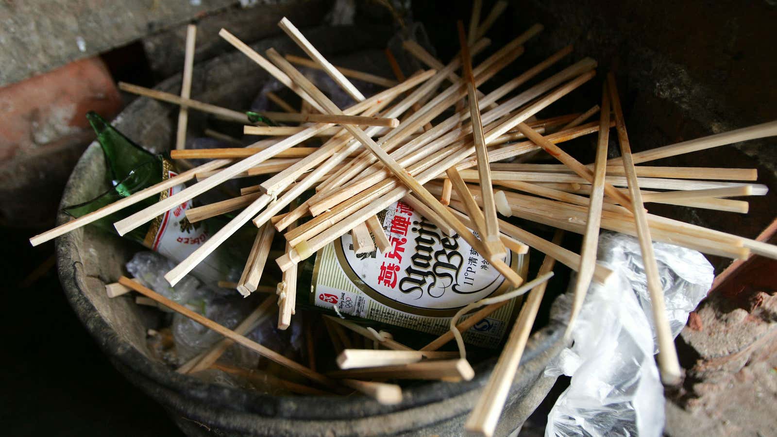 China is stripping its forests to make 80 billion pairs of disposable chopsticks a year