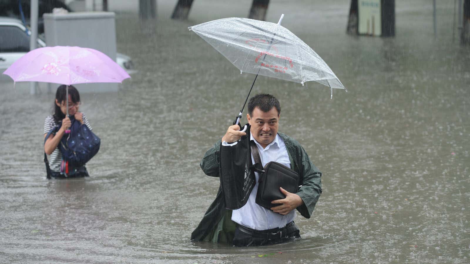 Protections against DDoS are about as useful as these umbrellas.