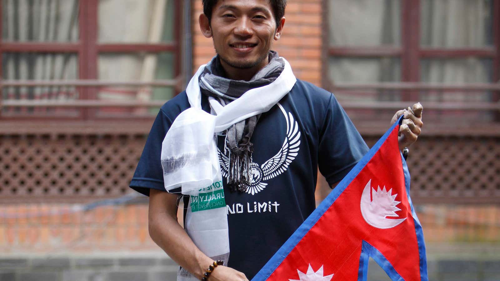 Japanese climber Nobukazu Kuriki in Kathmandu, Nepal, on Aug. 23.