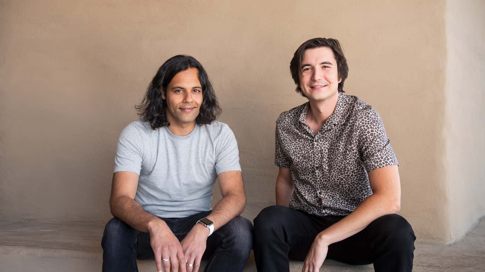 Robinhood founders Baiju Bhatt and Vlad Tenev.