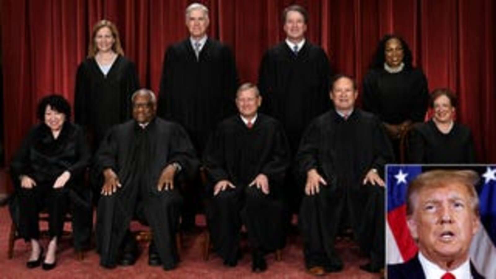 Image for Supreme Court Rules Trump Has Immunity For Any Crime Committed Between 9 And 5