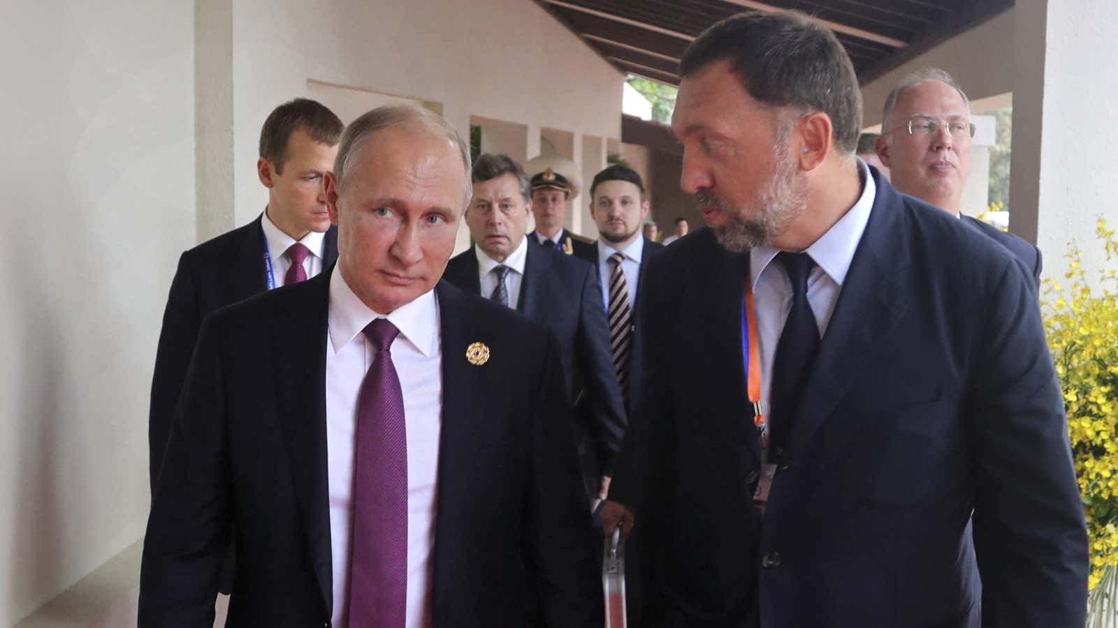 Close Putin ally Oleg Deripaska is one of the hardest hit.