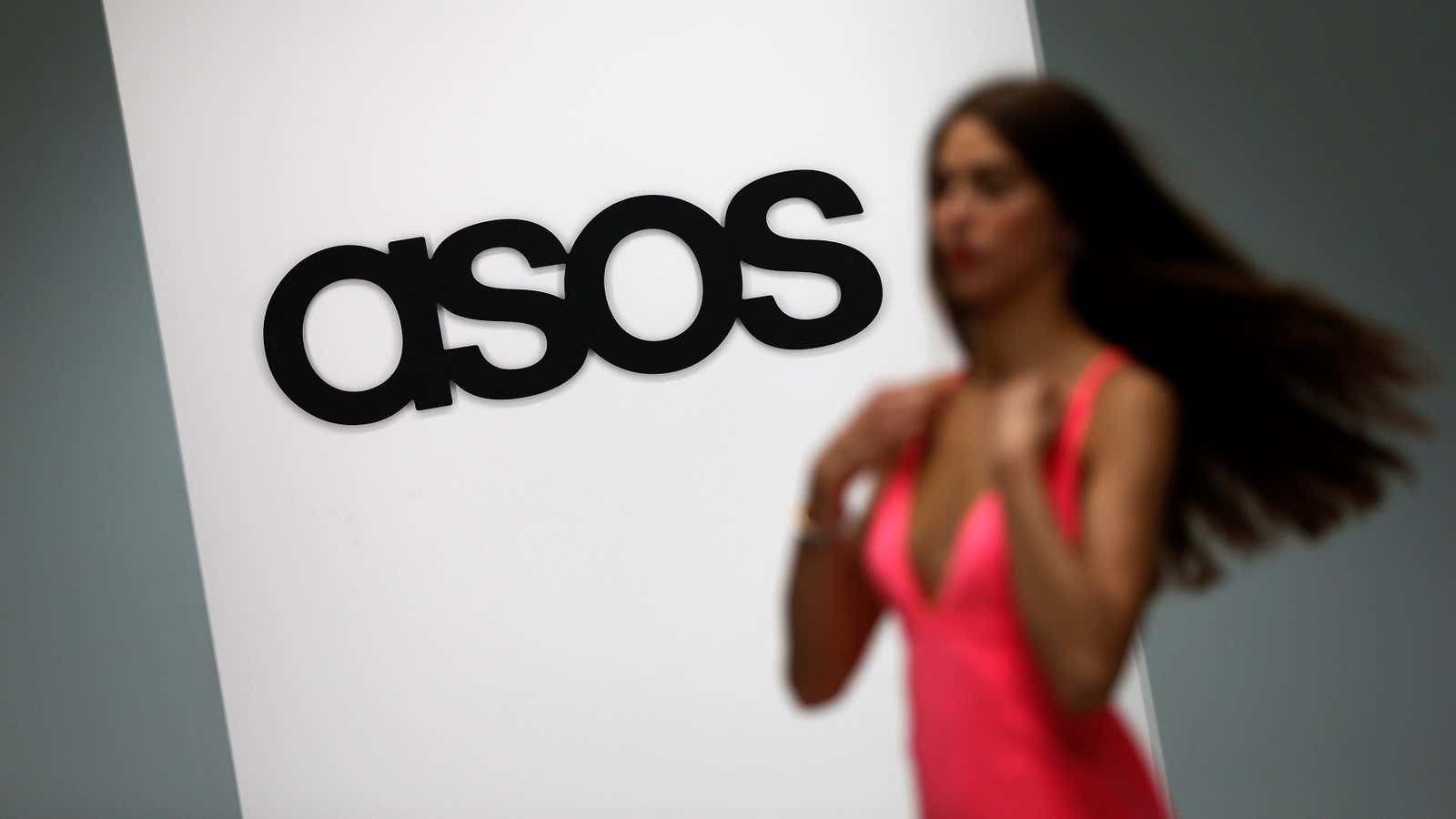 ASOS is always in a rush.