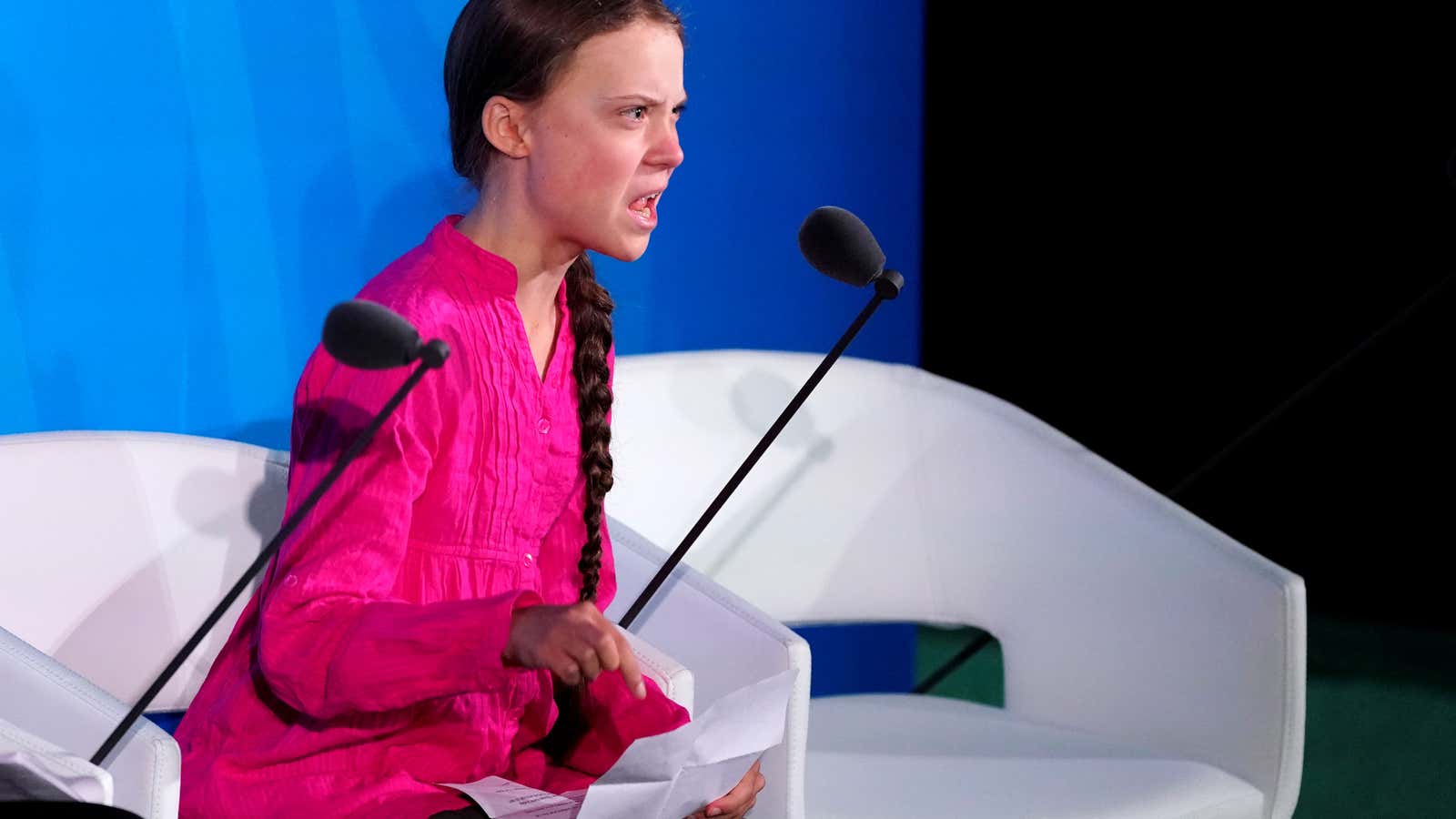 Thunberg at the UN climate action summit