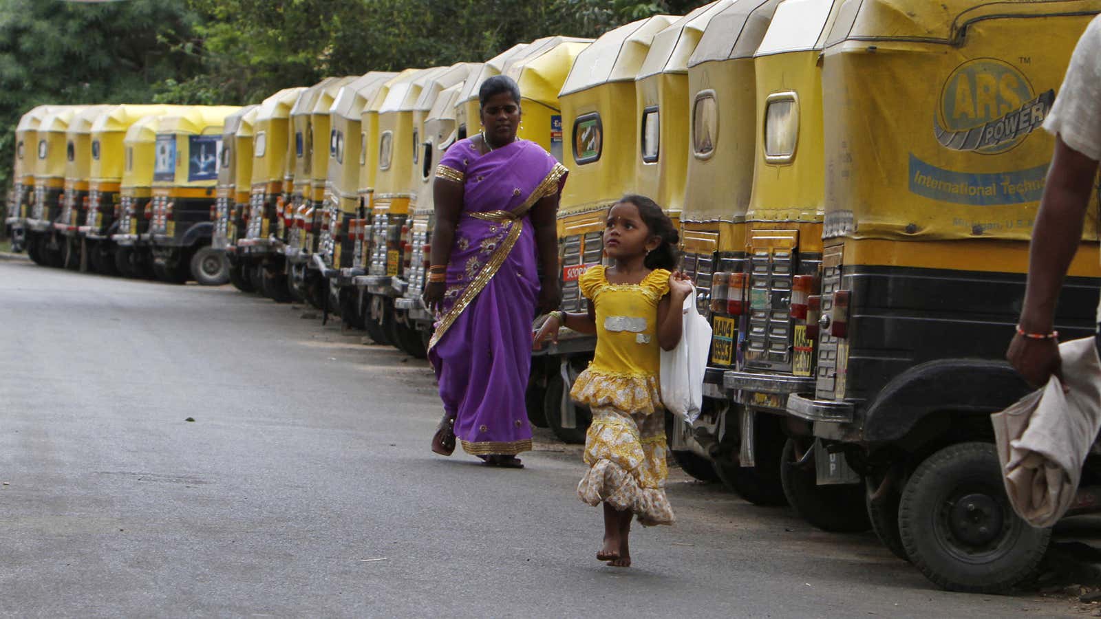 The three-wheelers are paying much more for LPG now.